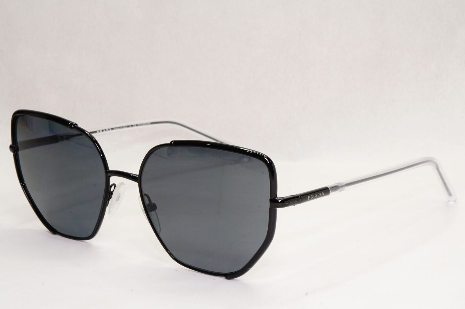 Prada Sunglasses Polarised Black Square Grey PR50WS SPR 50W 1AB-5Z1 58mm