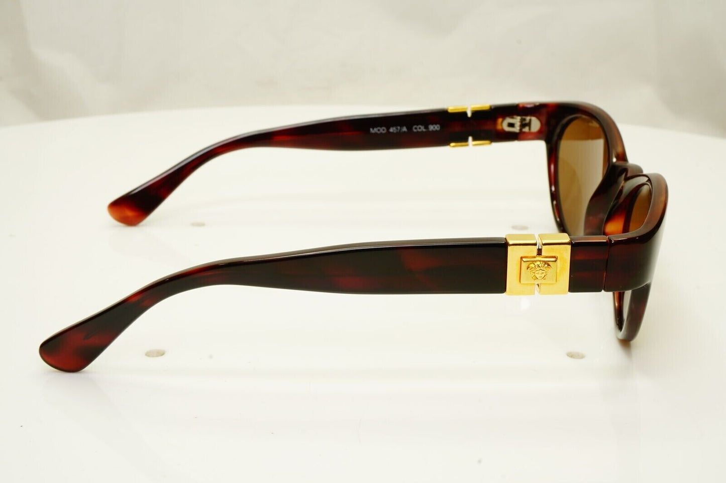 Gianni Versace 1996 Unisex Vintage Gold Medusa Sunglasses MOD 457/A COL 900
