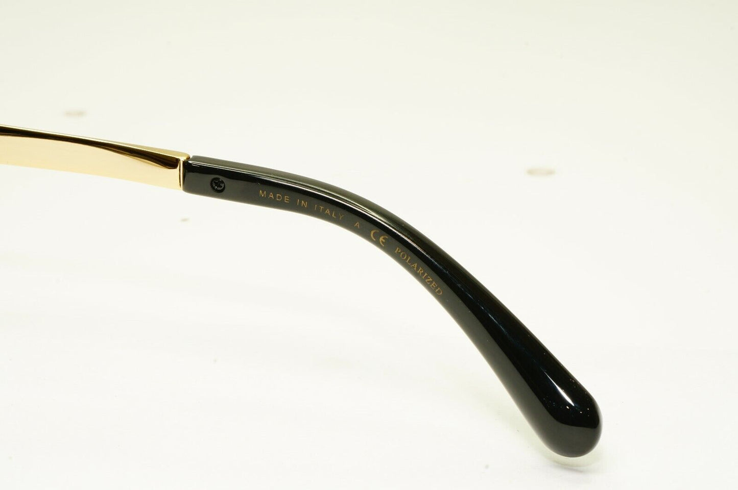 Chanel Stingray Leather Sunglasses Polarized Black Gold Brown 6047-Q 622/S9