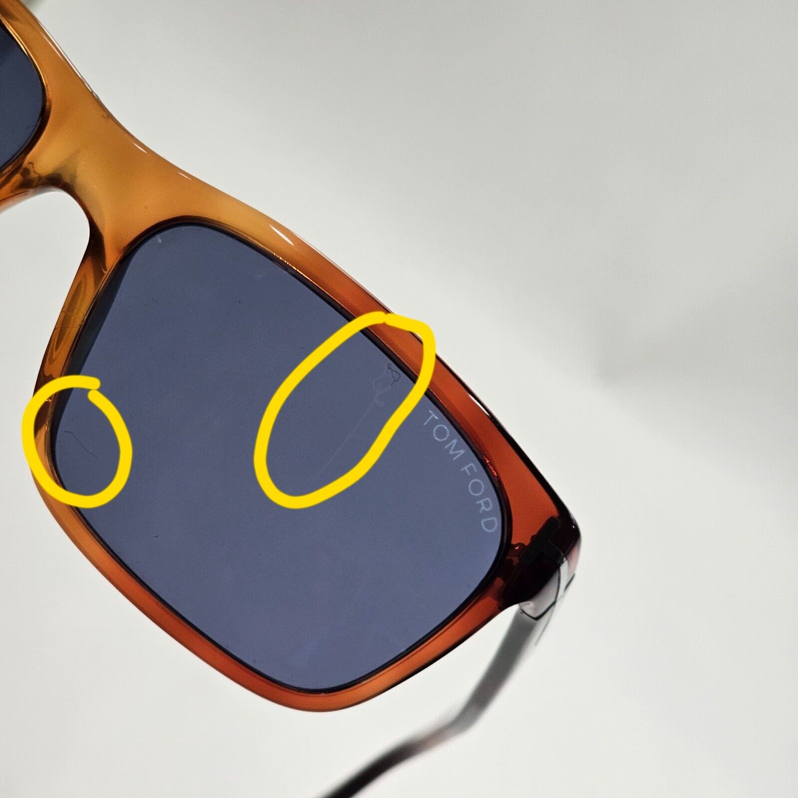 Tom Ford Sunglasses Hugh Brown Havana Square Gold FT0337 TF 337 52B 55mm