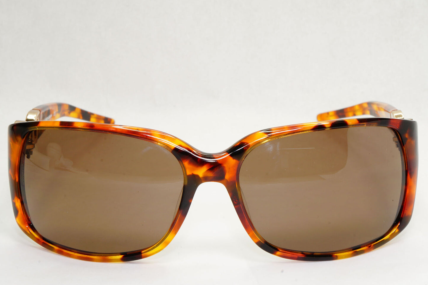 Dolce & Gabbana 2007 Vintage Brown Gold Wrap Sunglasses D&G 3006 502/73 210124