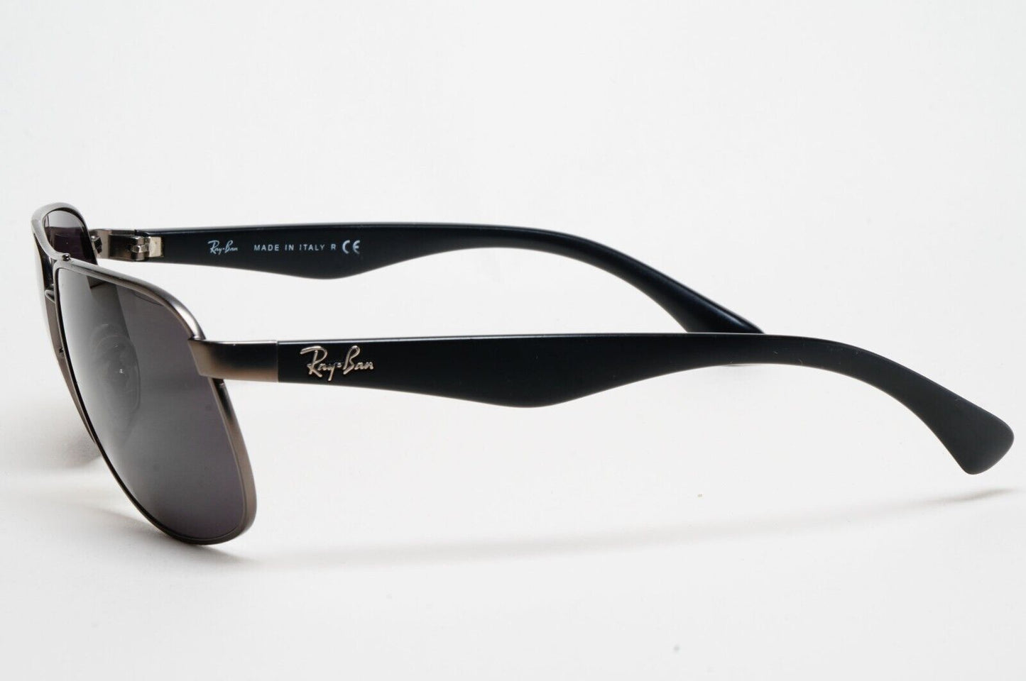 Ray-Ban Sunglasses with Custom Lenses Black Gunmetal Pilot RB 3502 029/71 211124