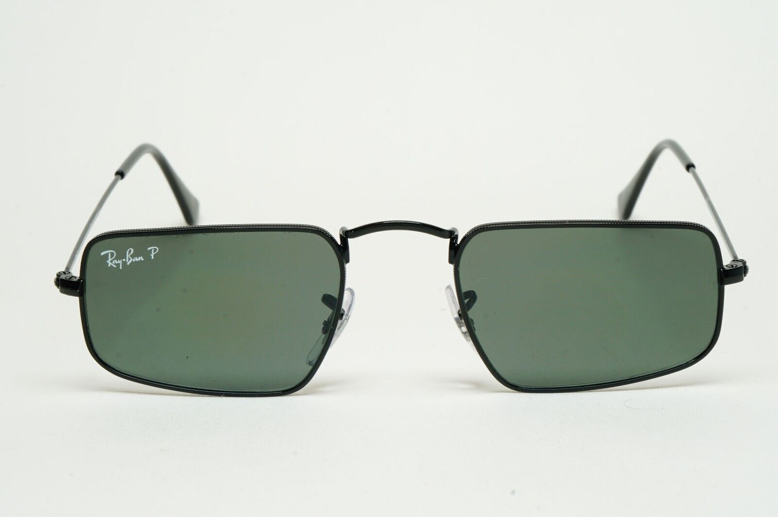 Ray-Ban Sunglasses Julie Polarized Black Green G15 Unisex RB 3957 002/58 49mm