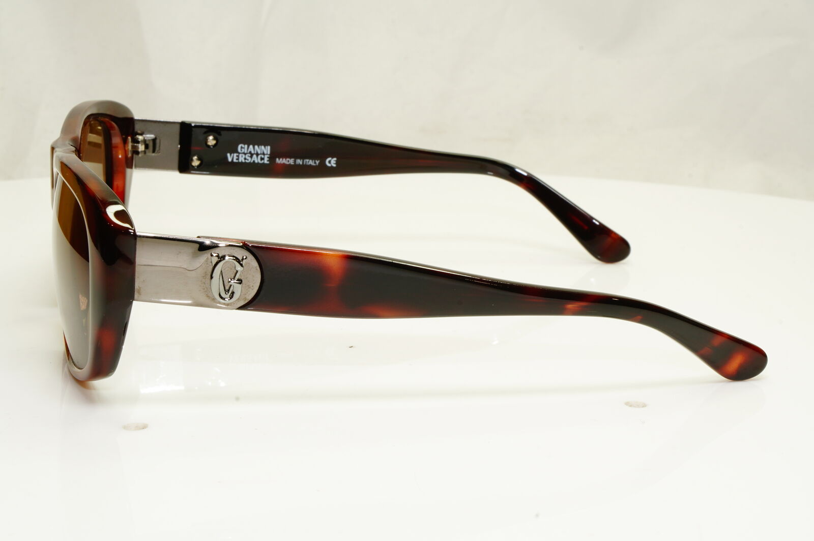 Gianni Versace 1996 Mens Vintage Brown Square Sunglasses GV MOD 464/M COL 900