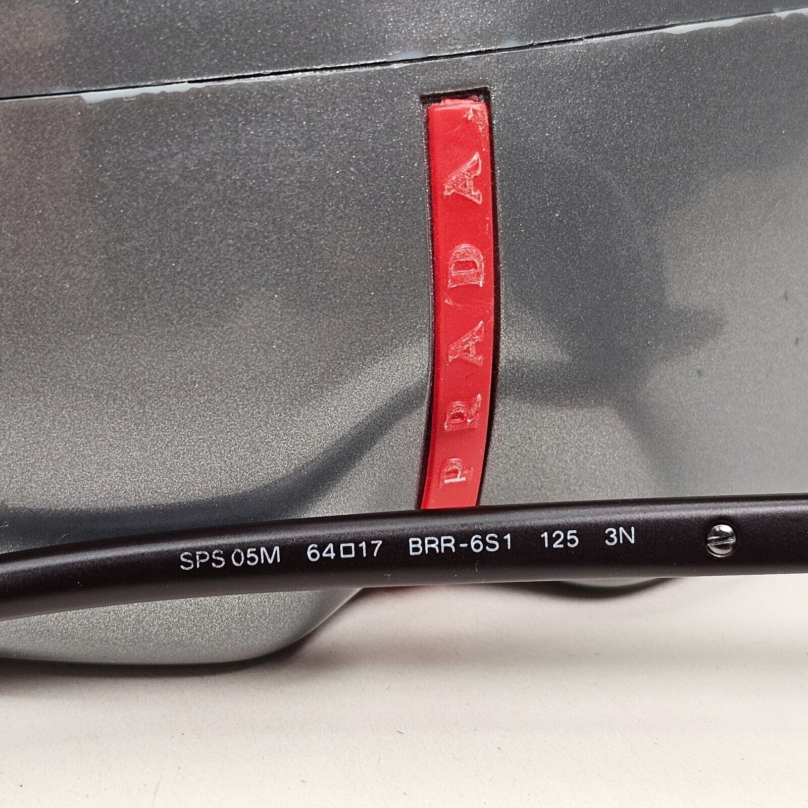 Prada Sunglasses 2011 Dark Brown Frame Wrap Black PS05MS SPS 05M BRR-6S1 021124