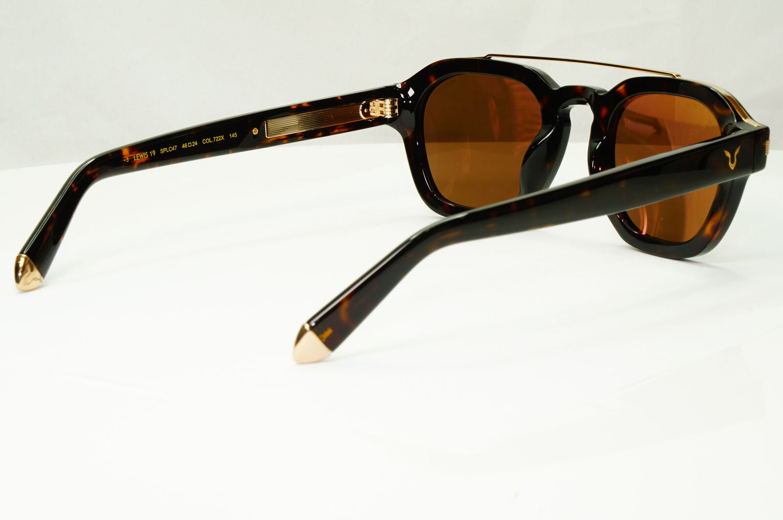 Police Lewis Hamilton F1 Sunglasses Brown Tortoiseshell Gold SPL C47 COL 722X
