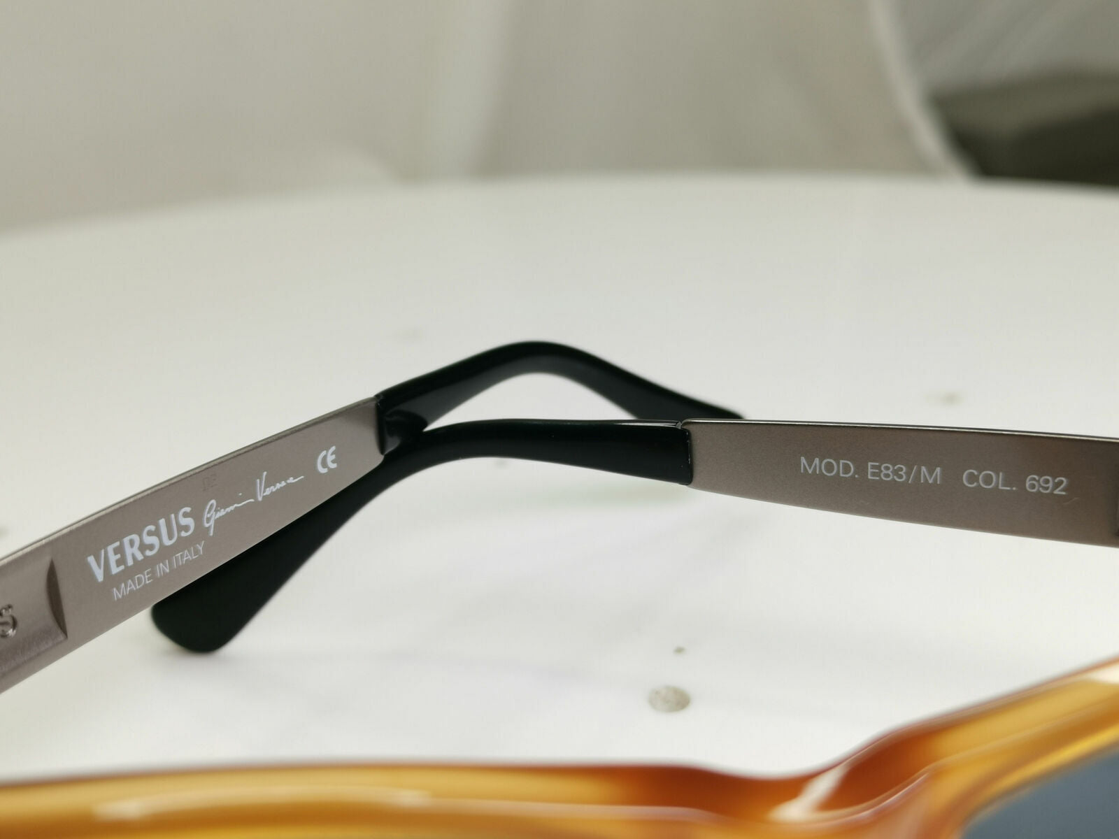 Versus by Gianni Versace 1996 Vintage Honey Sunglasses MOD E83/M COL 692 28705