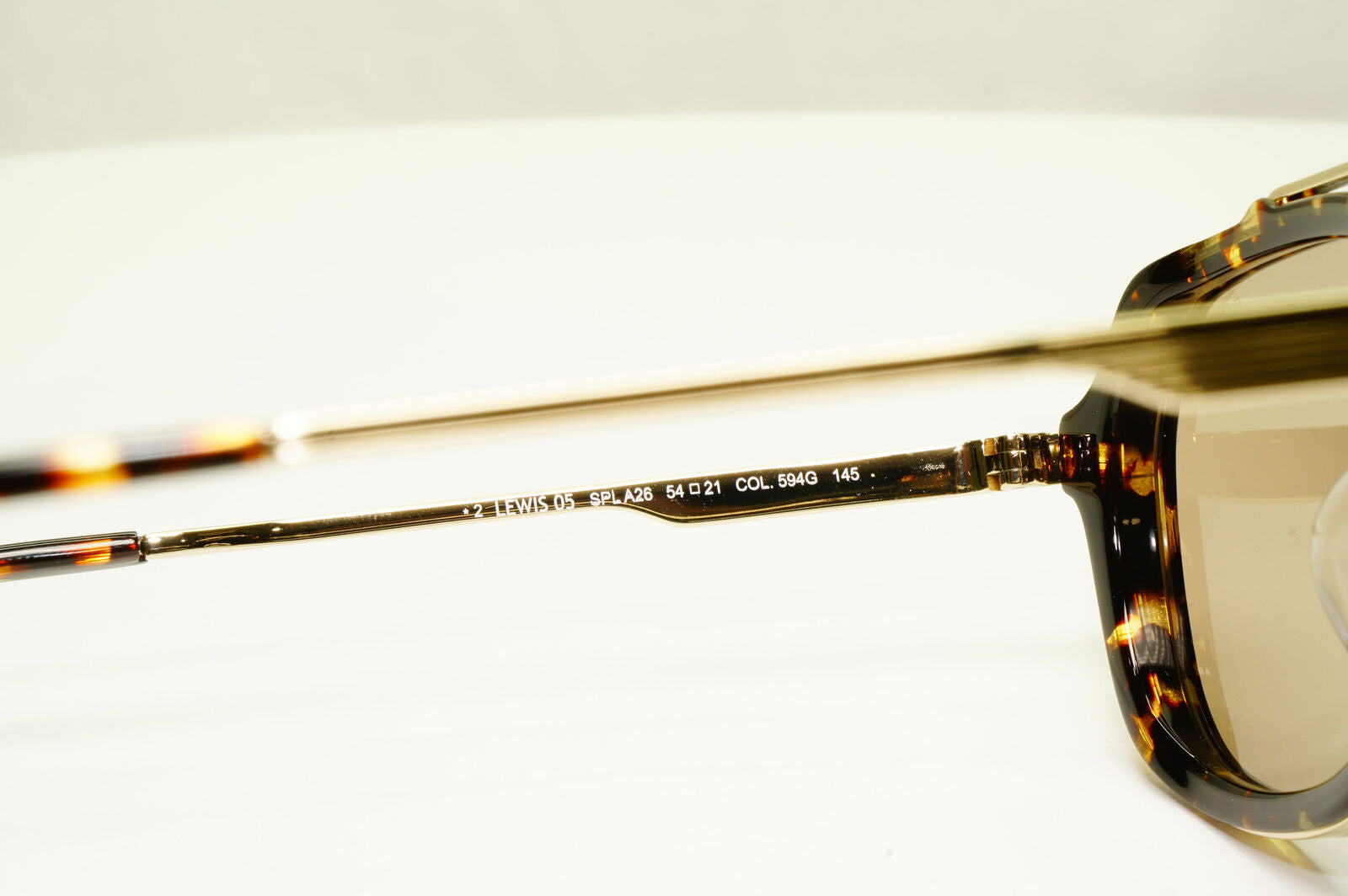 Police Lewis Hamilton F1 Sunglasses Brown Gold Marble 54mm 05 SPL A26 COL 594G