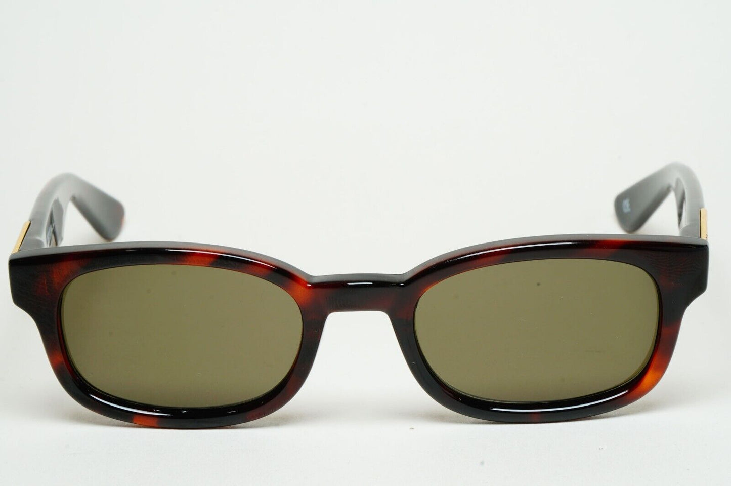 Versus Sunglasses 1996 by Gianni Versace Vintage Brown Gold MOD EZ8 COL 649