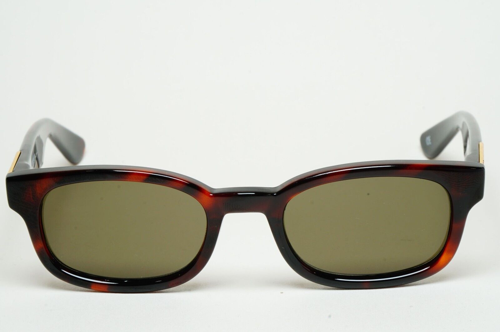 Versus Sunglasses 1996 by Gianni Versace Vintage Brown Gold MOD EZ8 COL 649