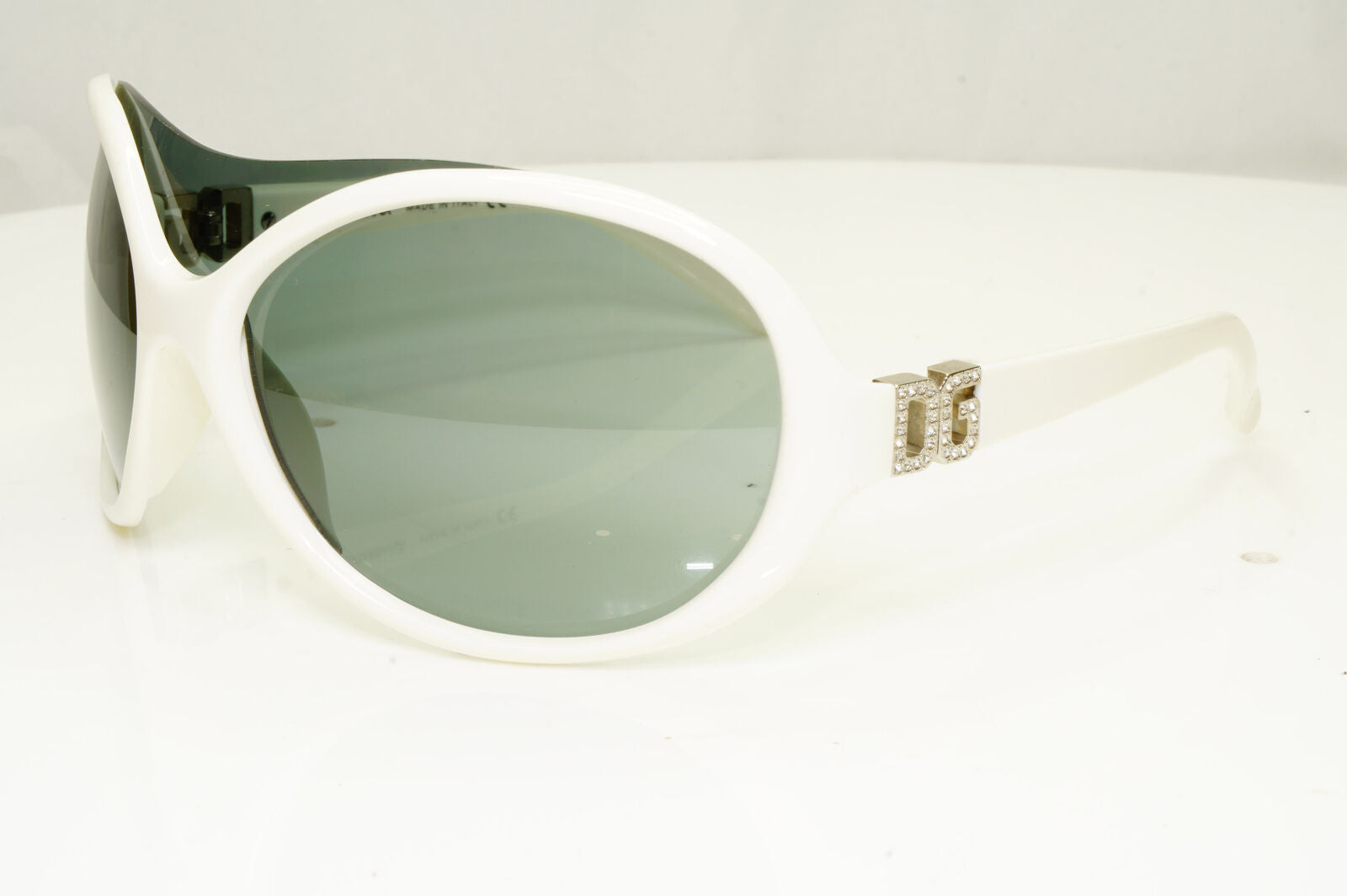 Authentic Dolce & Gabbana Vintage Sunglasses Crystal White DG 6001 508/87 34557