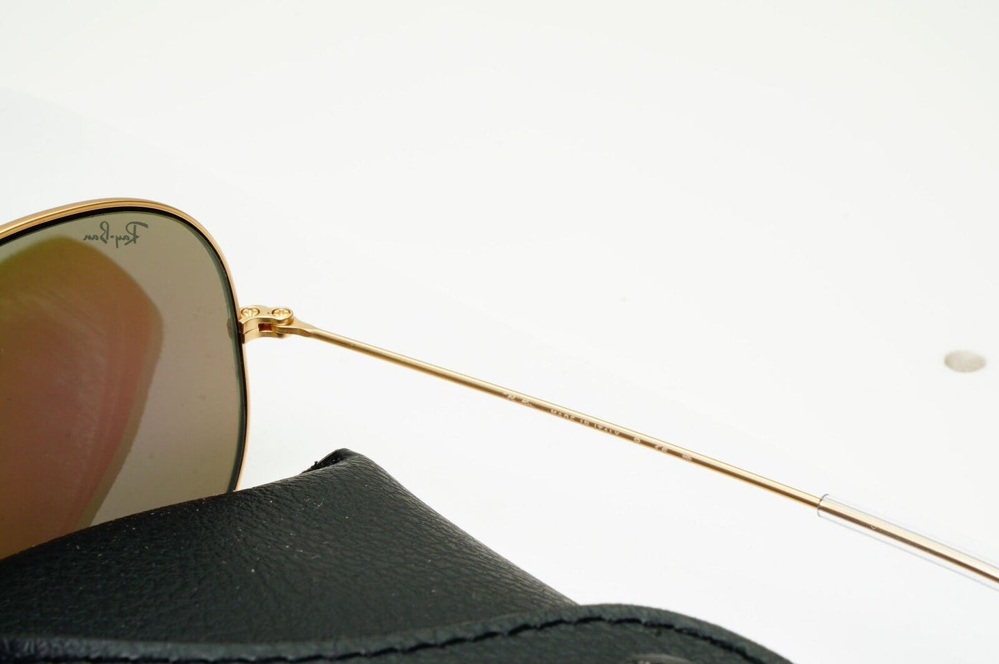 Ray-Ban Sunglasses Aviator Green Mirror Flash Gold Matte RB 3025  112/19 62mm