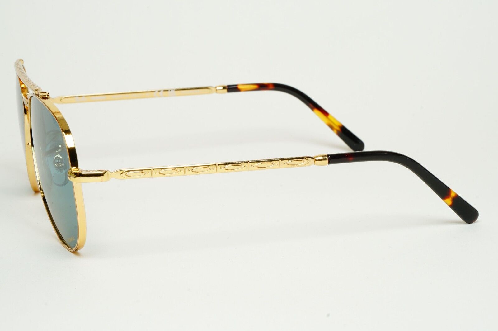 Ray-Ban Sunglasses Polarized New Aviator Gold Blue Green RB 3625 9196/G6 55mm