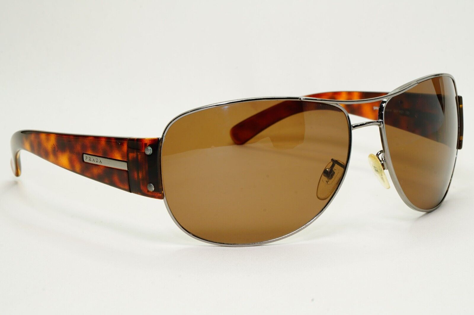 Prada Sunglasses 2006 Vintage Brown Pilot Tortoise PR52GS SPR 52G 5AV-6S1 280924