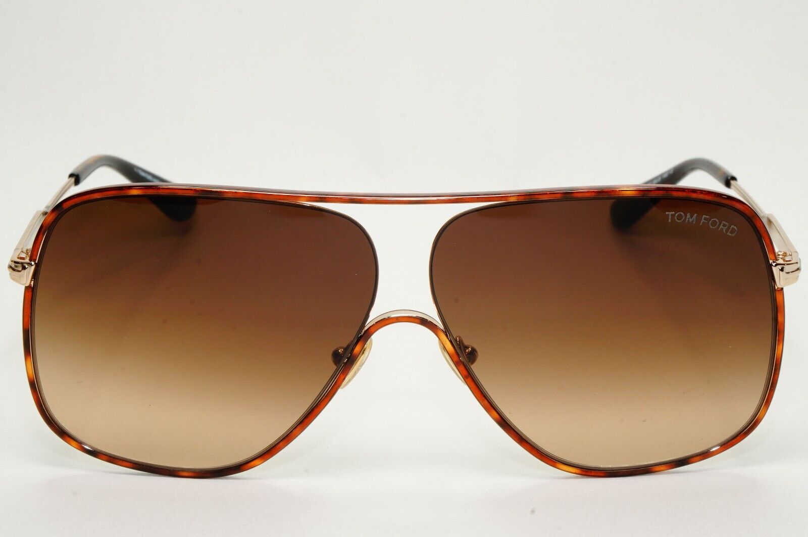Tom Ford Sunglasses Brady Oversized Brown Gold Gradient Square FT0841 TF 841 28F