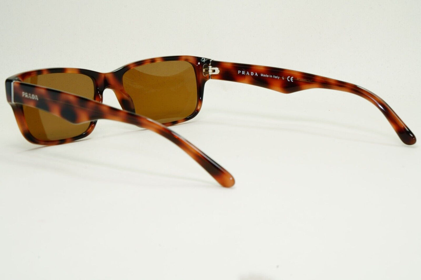 Prada Sunglasses Brown Tortoiseshell Rectangle PR16MV VPR 16M 519-1O1 53mm