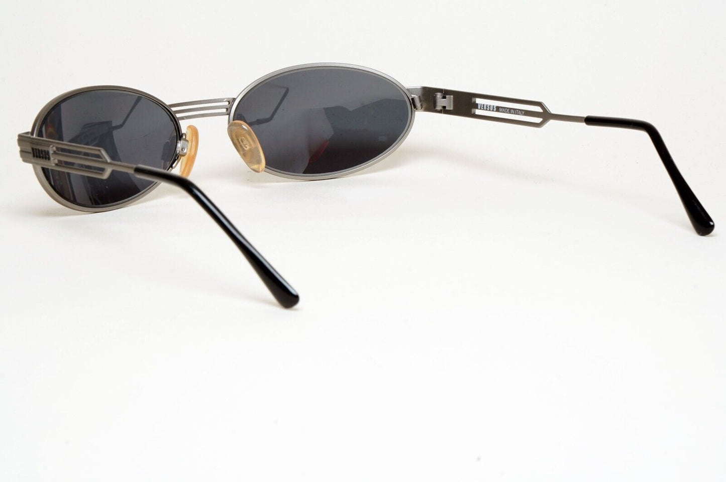 Versus Sunglasses 1996 by Gianni Versace Vintage Gunmetal Grey MOD F34 COL 77M