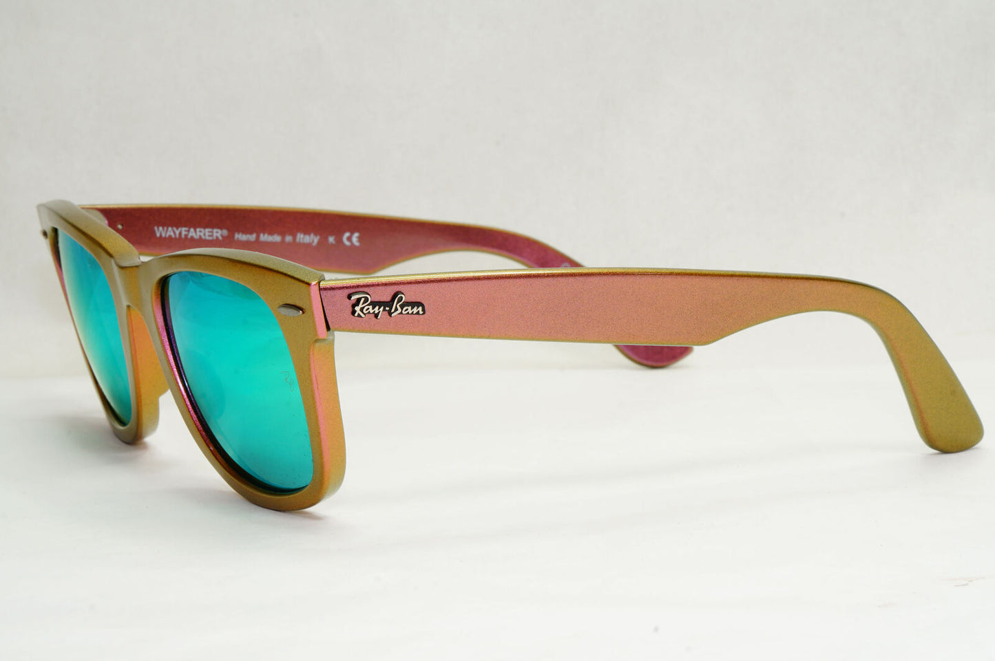 Ray-Ban Sunglasses Wayfarer Cosmo Jupiter Metallic Pink Brown RB 2140 6110/19