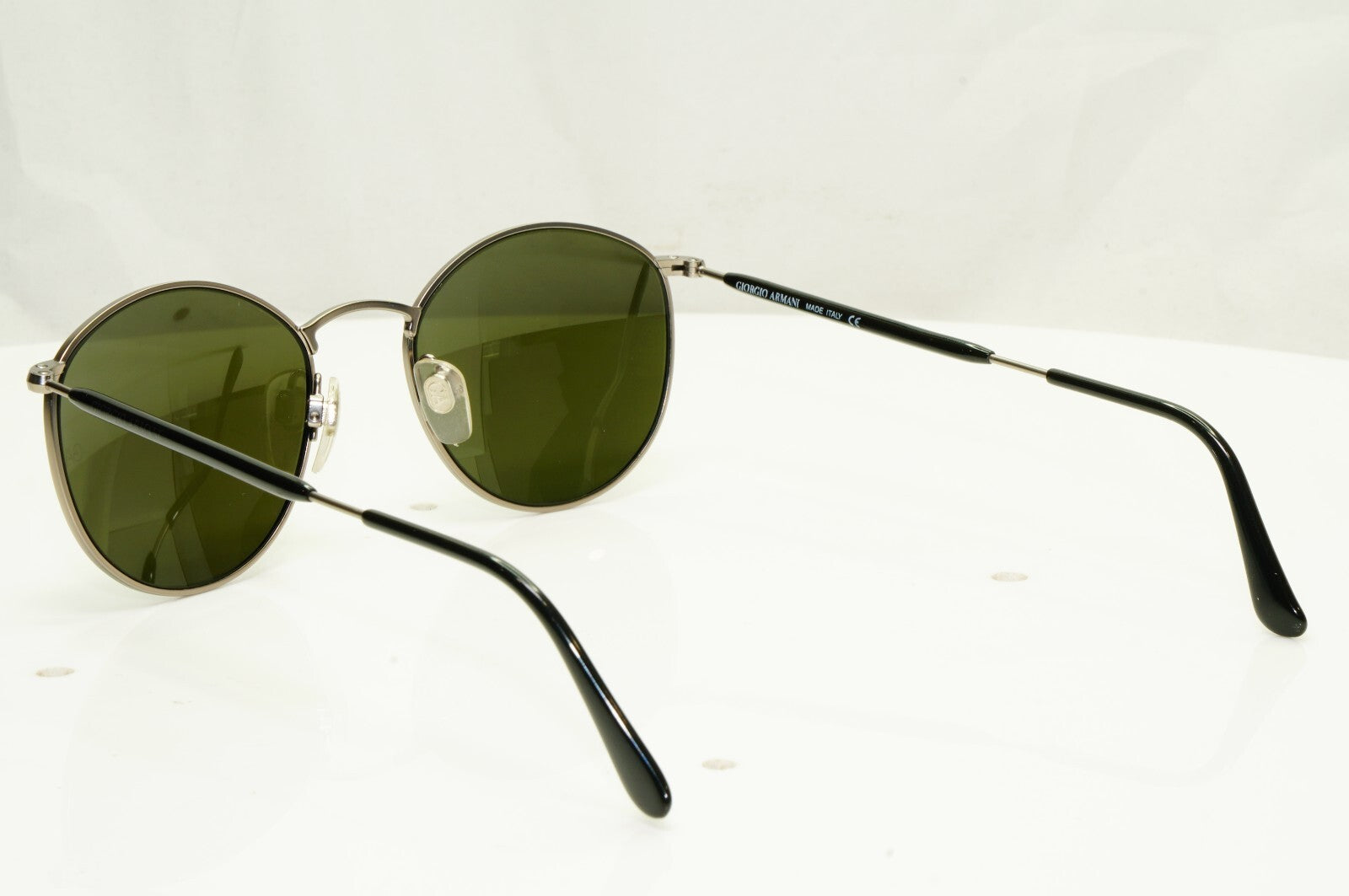Giorgio Armani 1997 Vintage Sunglasses Blue Mirror Glass Silver 627 815/35 51mm