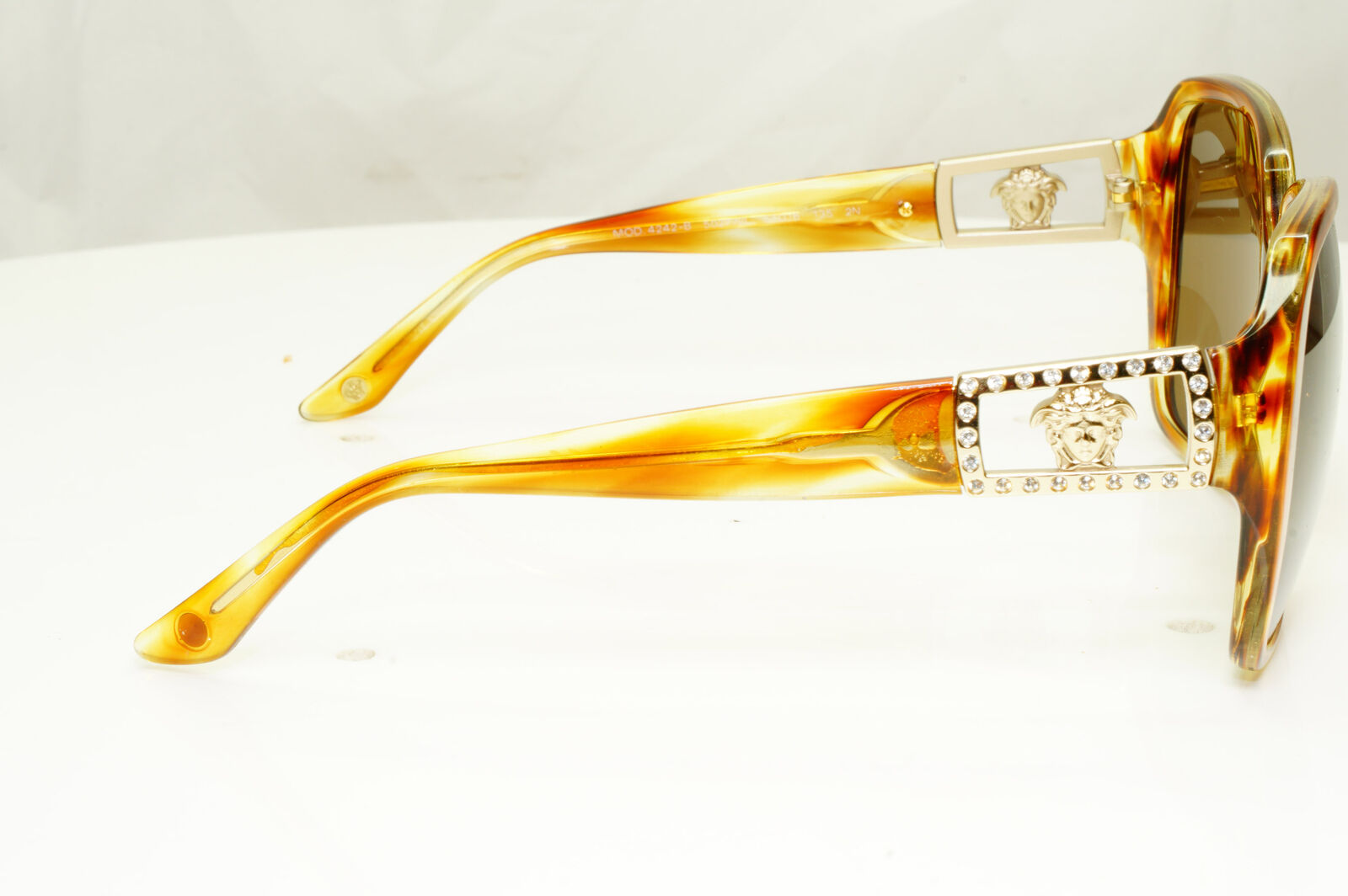 Authentic Versace Womens Vintage Sunglasses Brown 4242 Medusa 5027/2L 33778