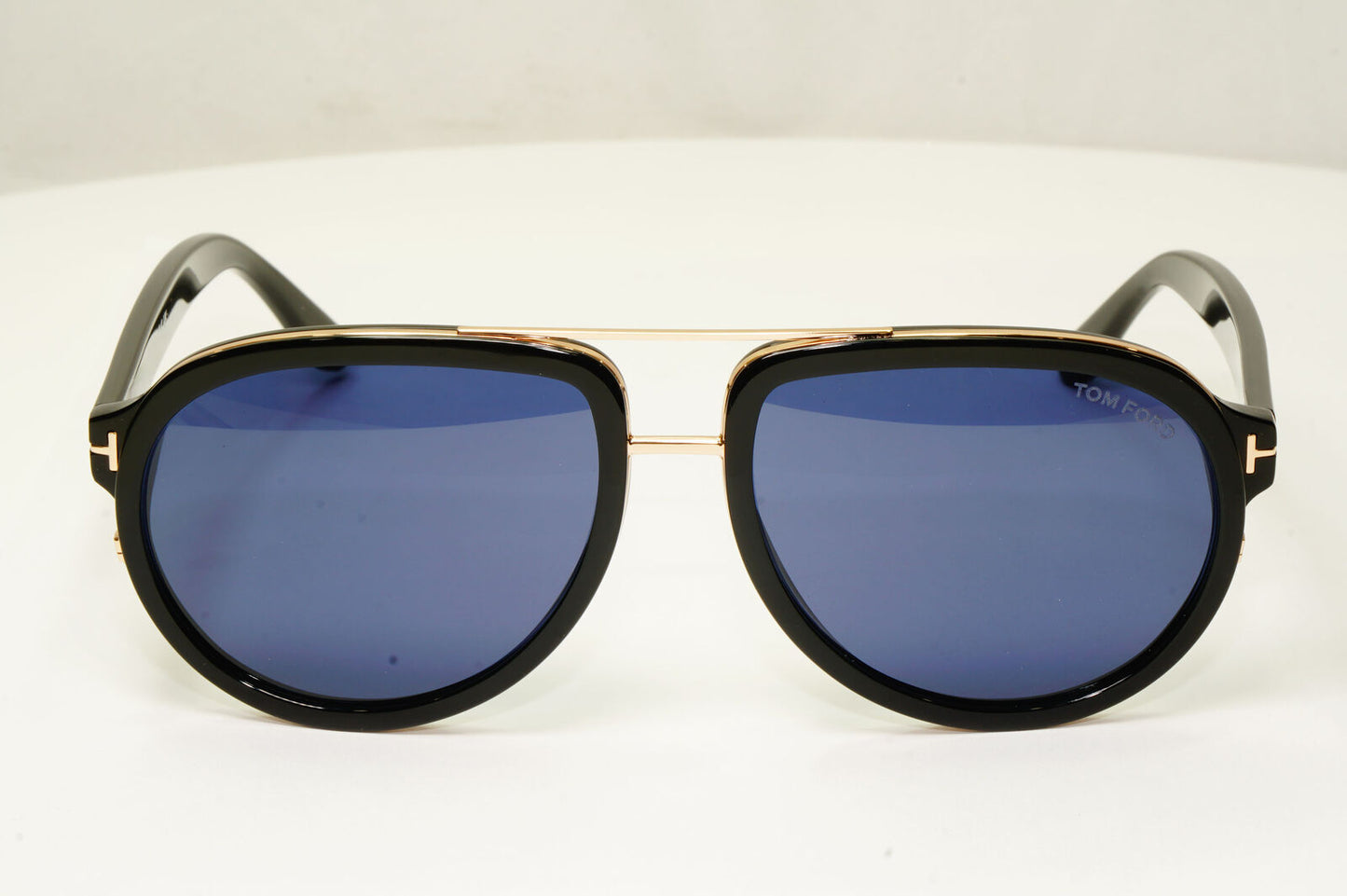 Tom Ford Geoffrey Sunglasses Black Blue Gold Pilot Designer Mens TF 779 01V