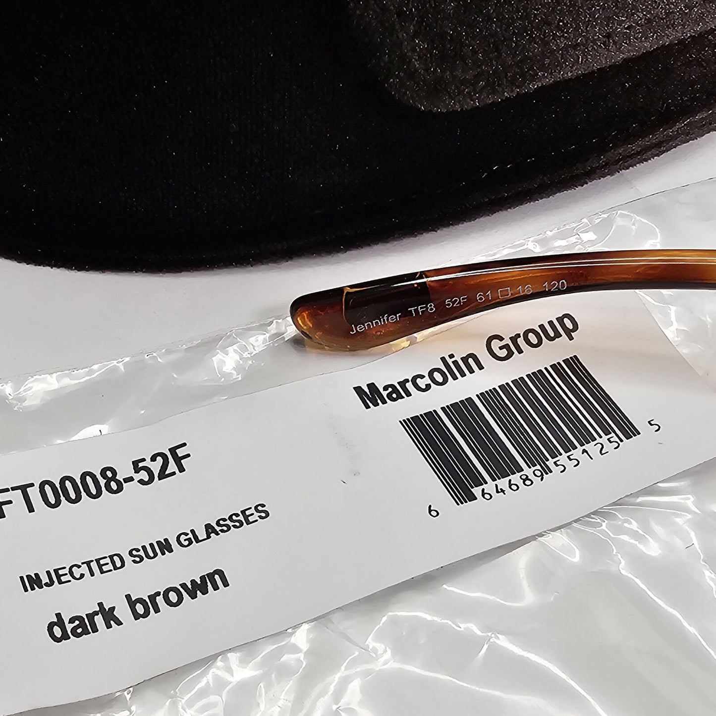 Tom Ford Sunglasses Jennifer Tortoiseshell Brown Gradient FT0008 TF 8 52F [A]