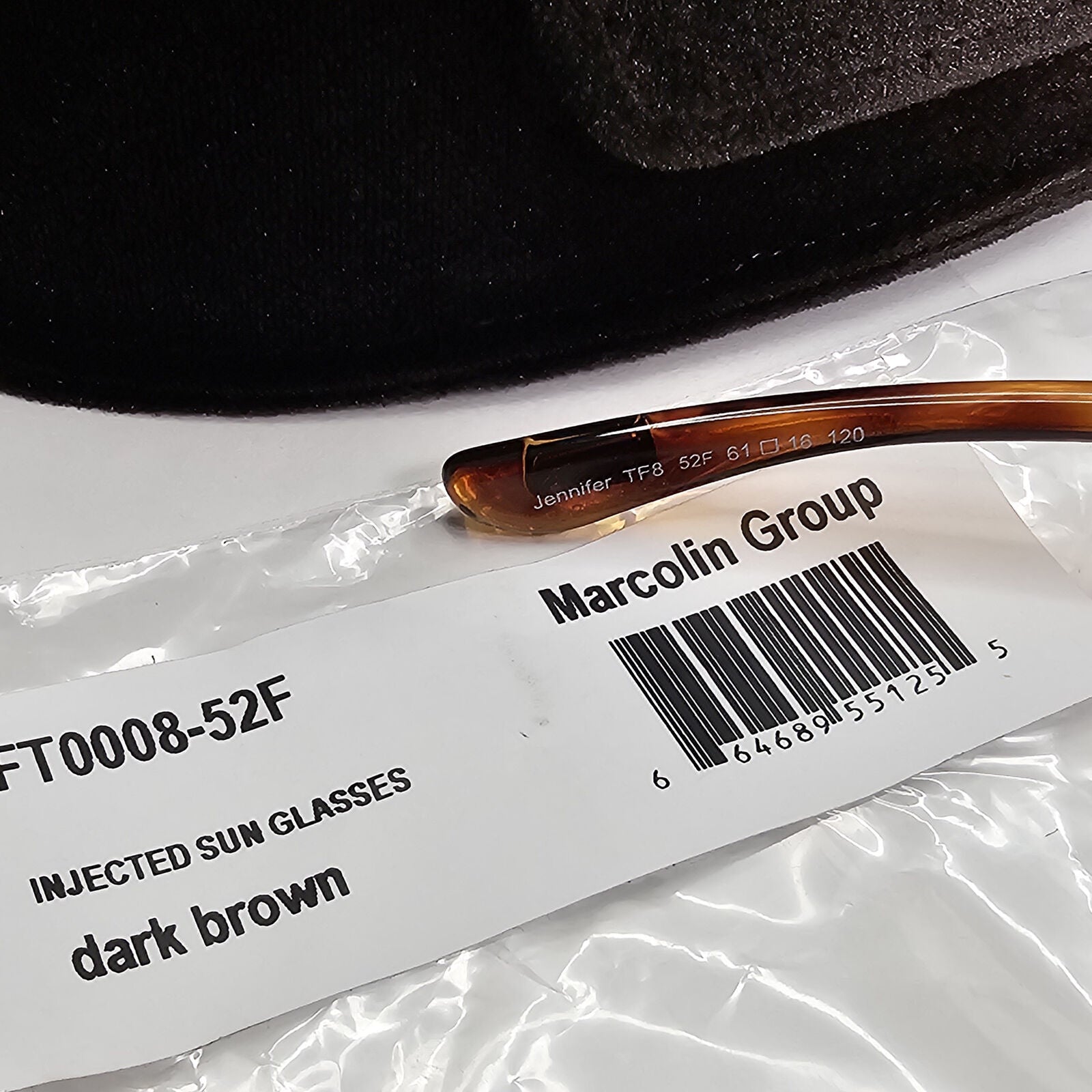 Tom Ford Sunglasses Jennifer Tortoiseshell Brown Gradient FT0008 TF 8 52F [A]