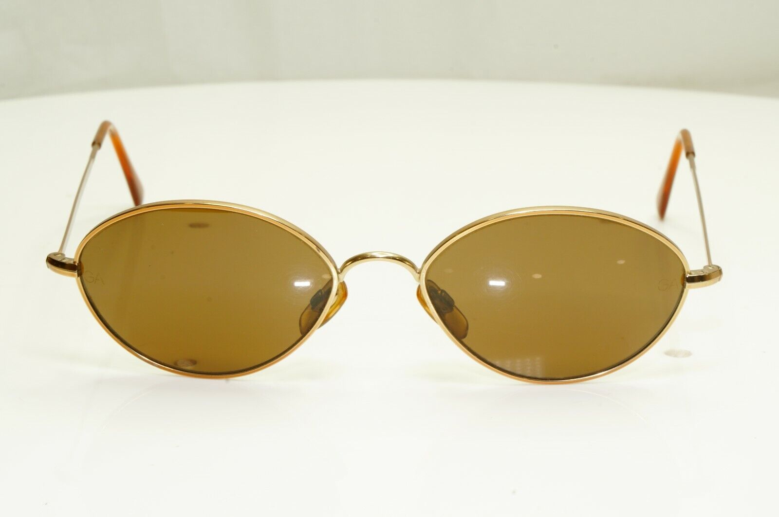 Authentic Giorgio Armani 1997 Vintage Sunglasses Metal Gold Mens Womens 221 816