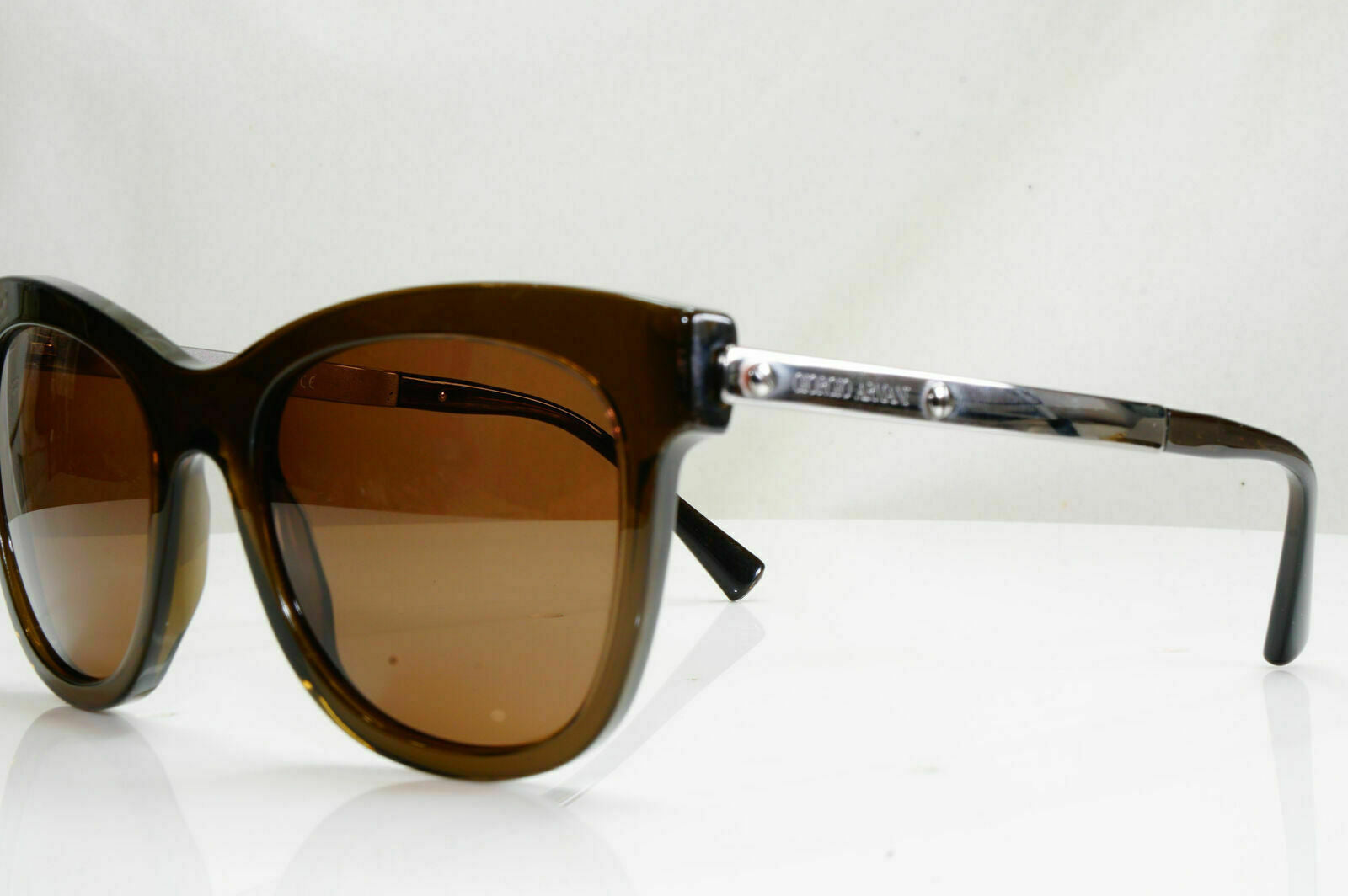 Authentic GIORGIO ARMANI Womens Sunglasses Brown Vintage AR 8011 5030/8E 27025