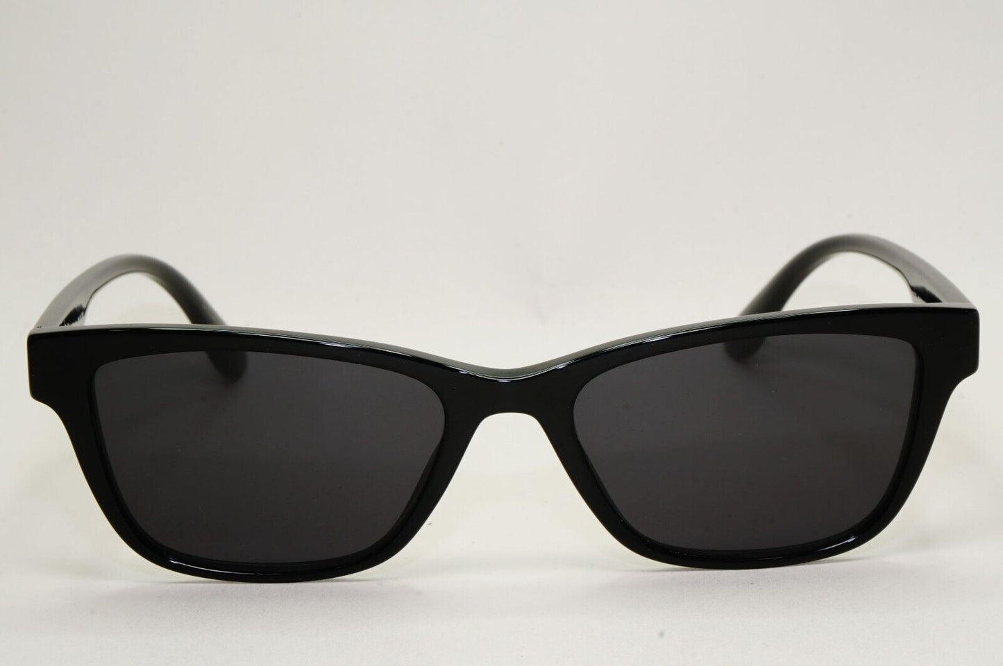 Versace Sunglasses Black Gold Letters Rectangle MOD VE 3316 GB1 55mm