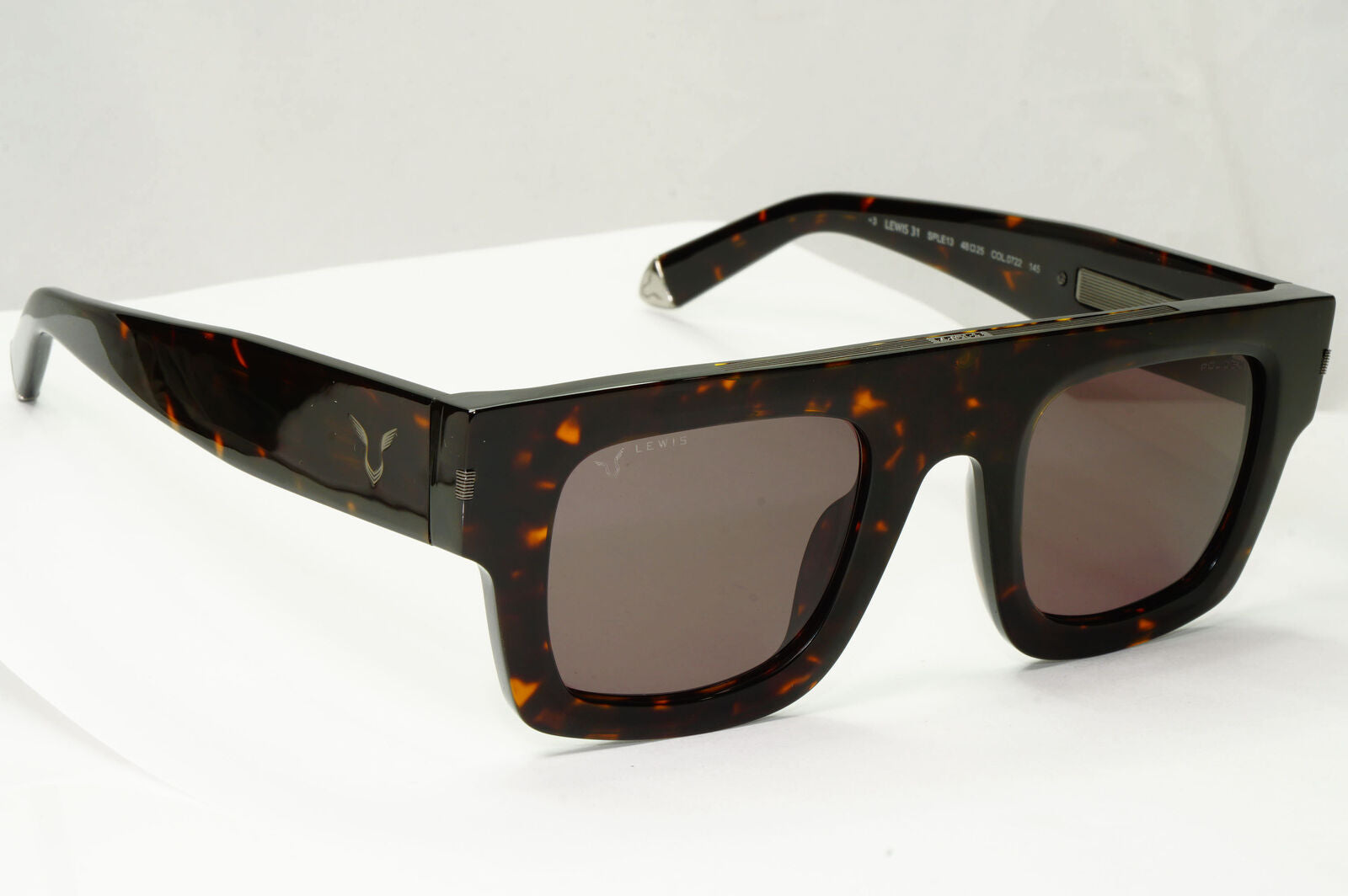 Police Lewis Hamilton F1 Sunglasses Dark Brown Havana Square SPL E13 COL 0722