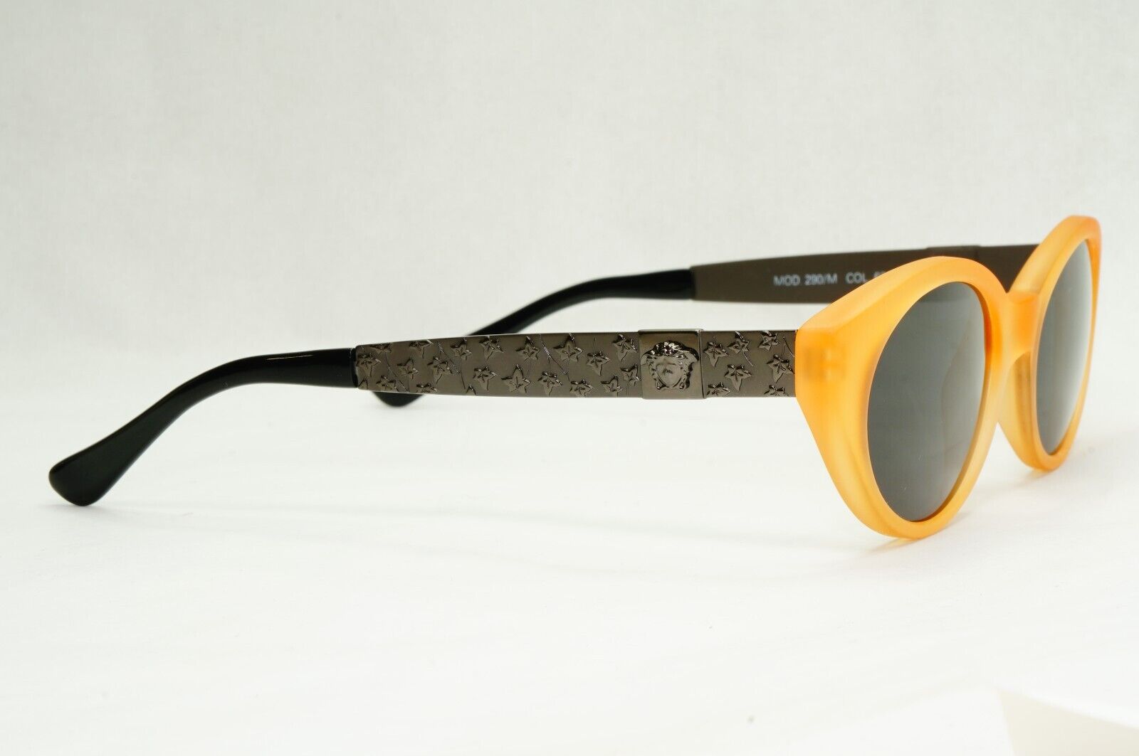 Gianni Versace Sunglasses 1996 Vintage Amber Black Gunmetal MOD 290/M COL 631