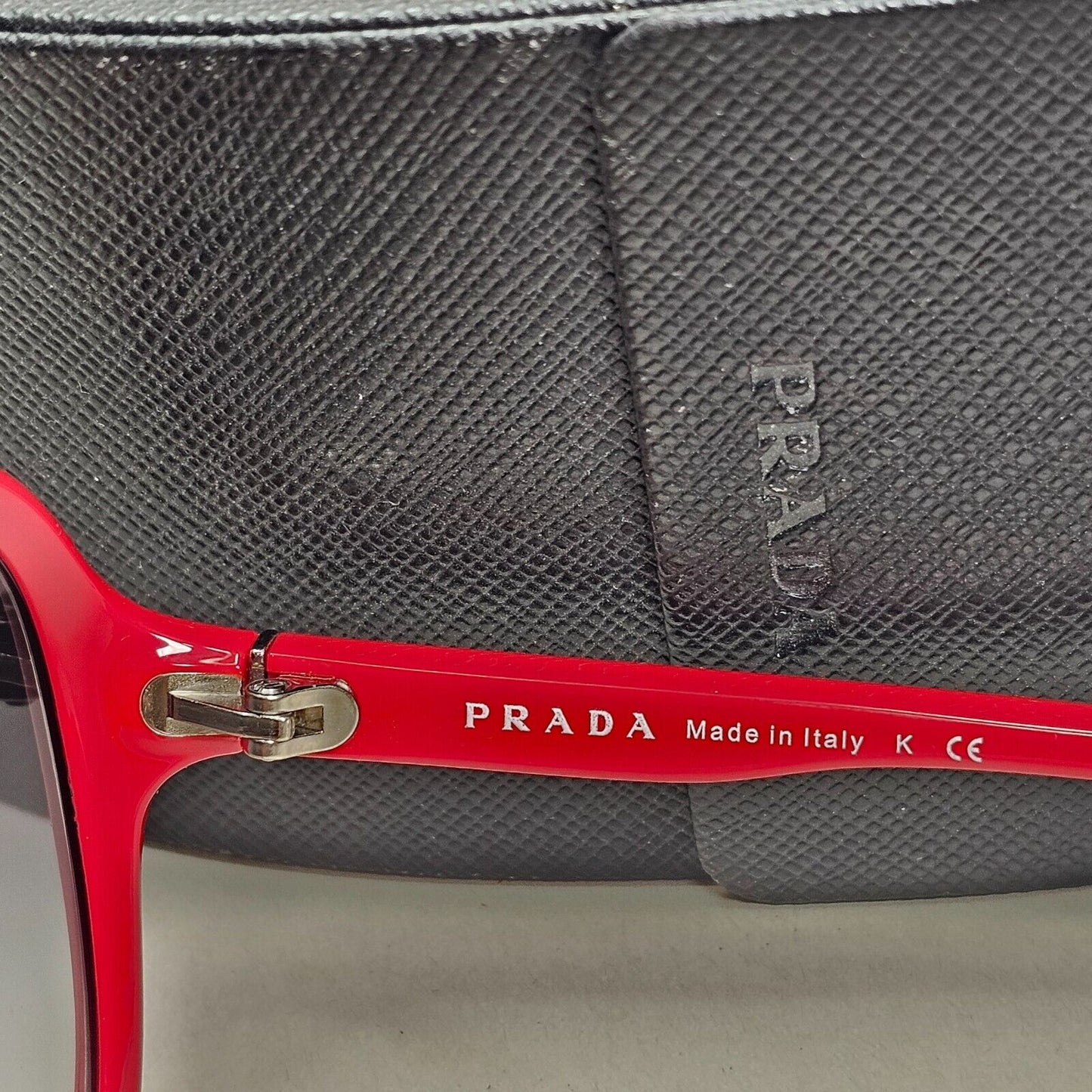 Prada Sunglasses 2011 Vintage Red Grey Navigator PR15MS SPR 15M 0BU-3M1 061024