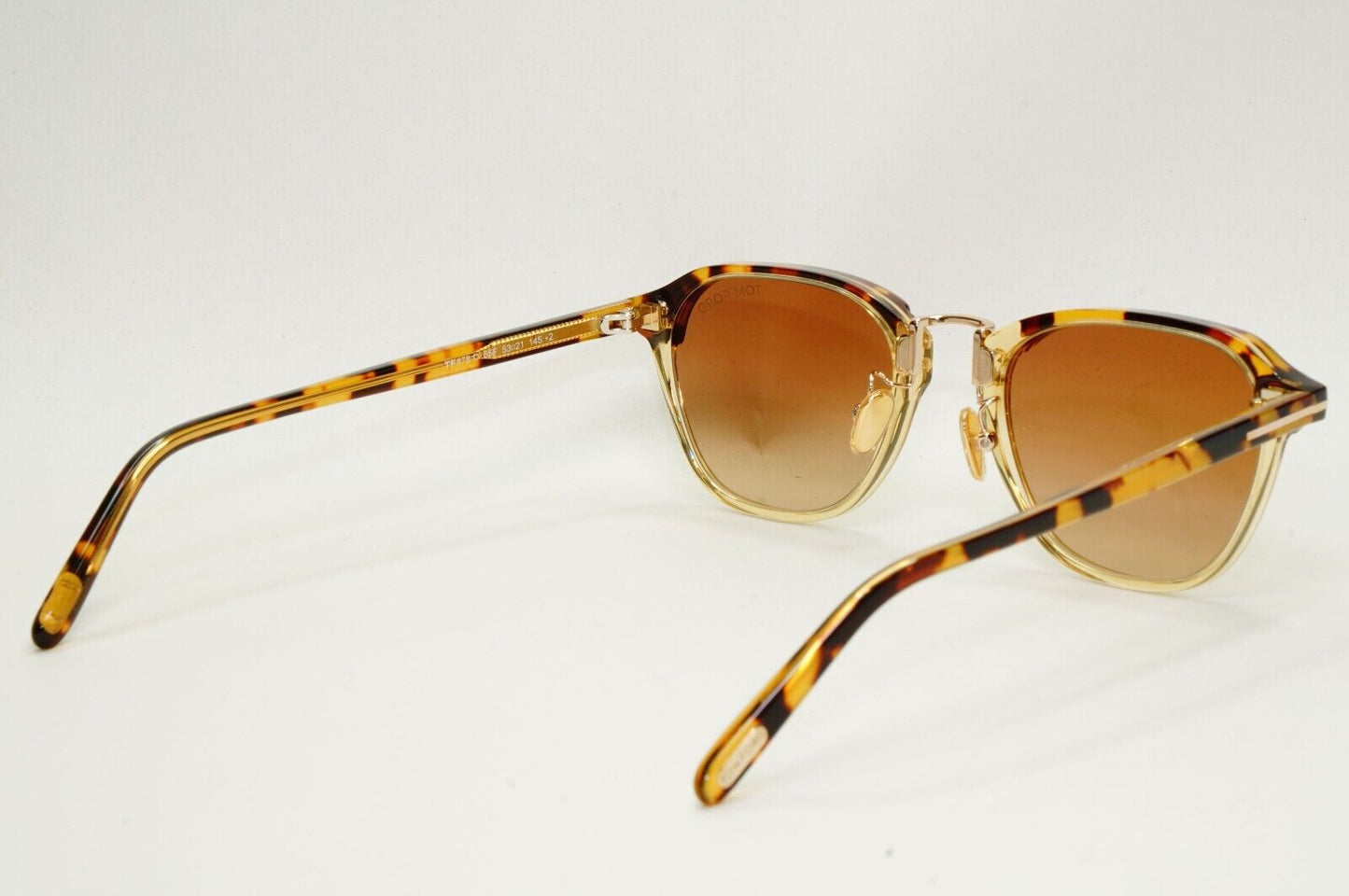 Tom Ford Sunglasses Brown Tortoise Gold Gradient FT0878-D TF 878-D 55F 53mm