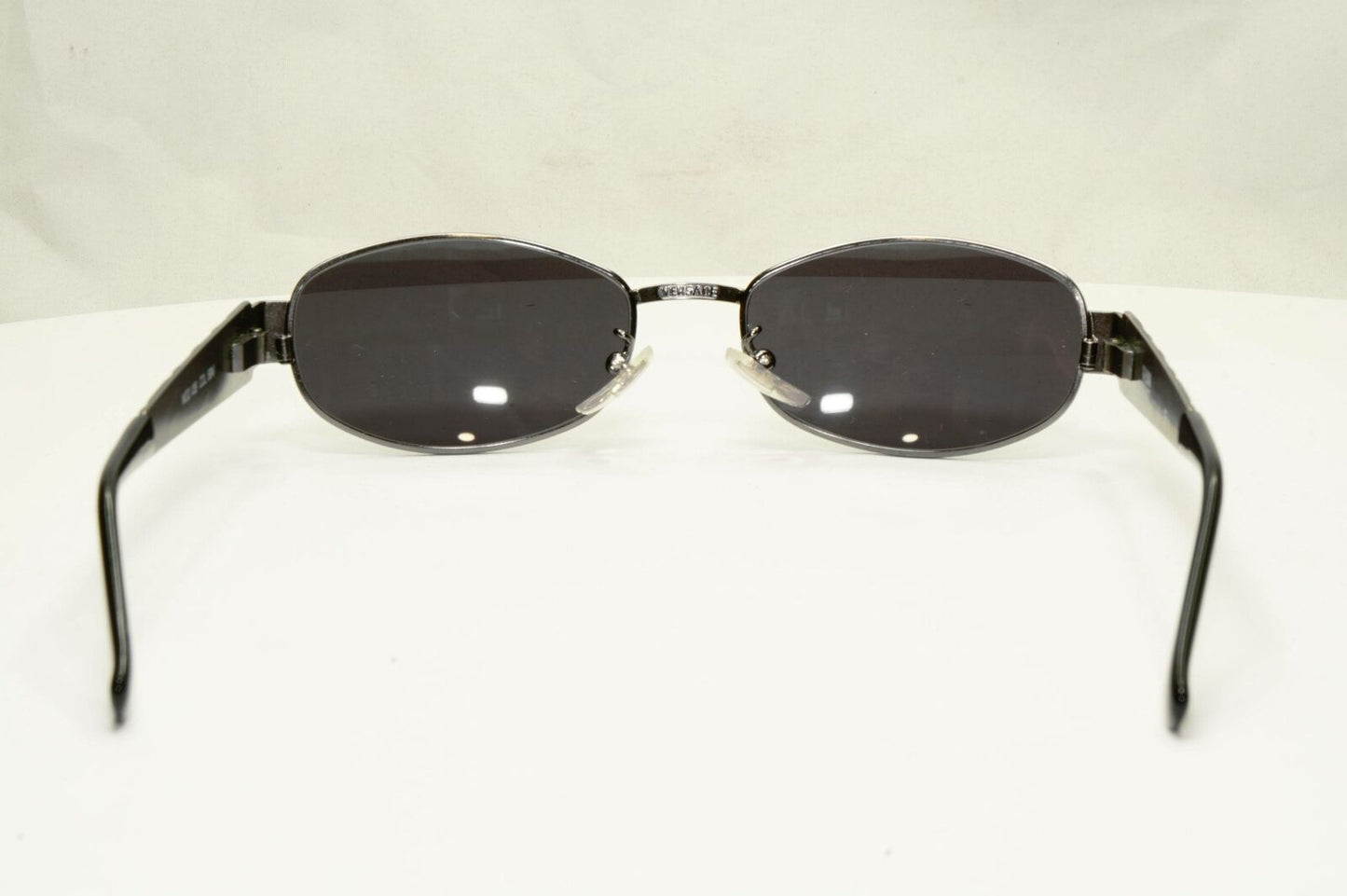 Gianni Versace 1996 Vintage Gunmetal Medusa Metal Sunglasses MOD X36 COL 89M