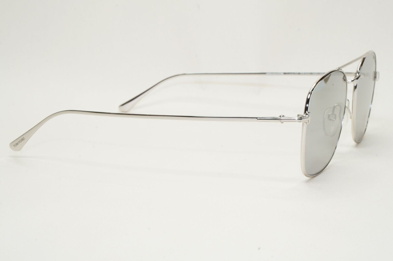 Tom Ford Sunglasses Luca-02 Silver Mirror Rhodium Metal FT0650 TF 650 18C 55mm