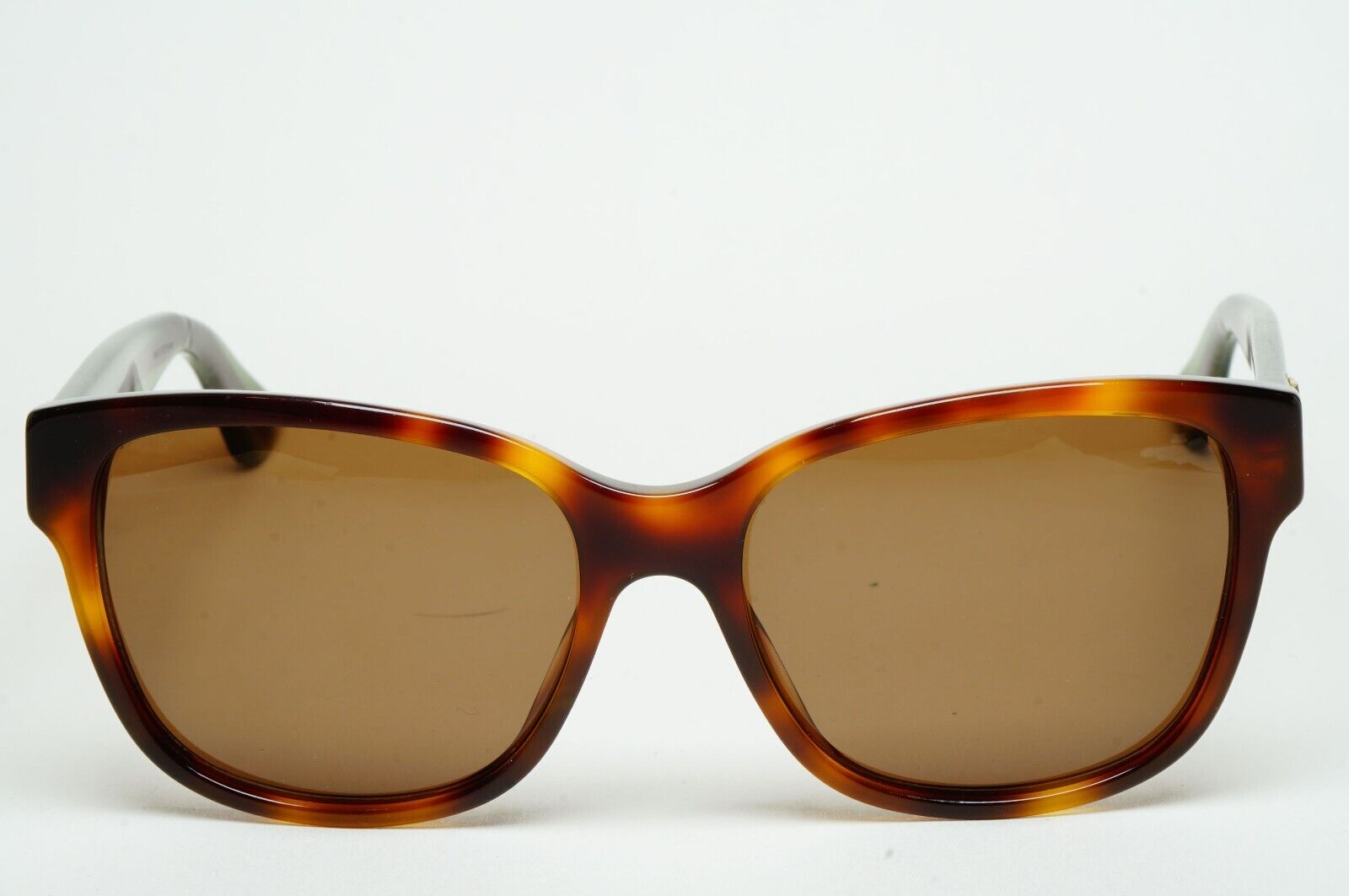 Gucci Sunglasses 2017 Brown Green Square Red Stripe GG0038O 002 54mm 100225
