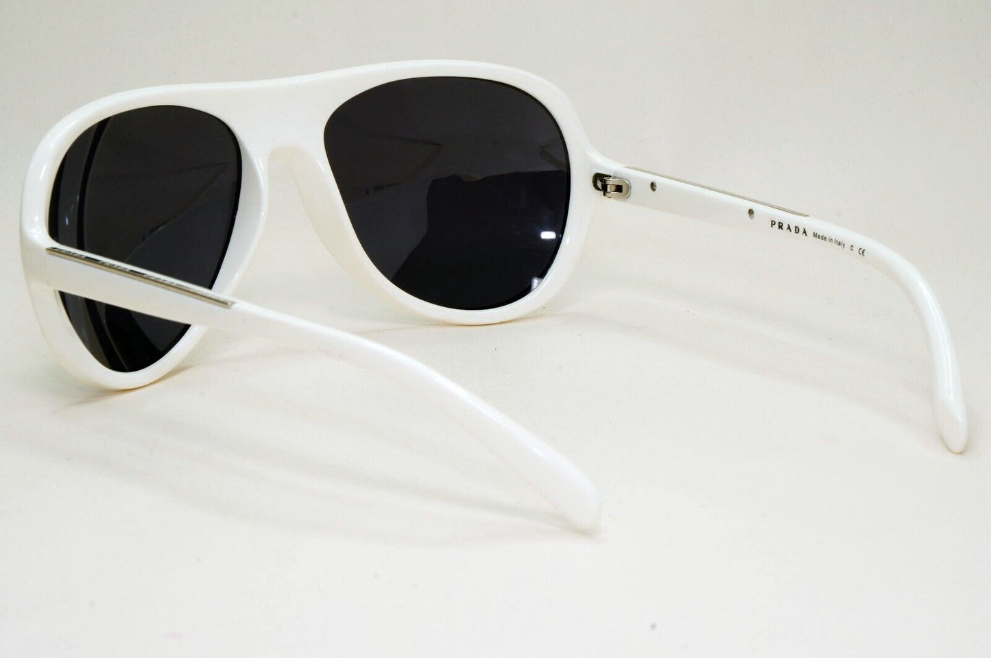 Prada Sunglasses 2012 Vintage White Black Unisex PR19NS SPR 19N 4AO-3M1 051124