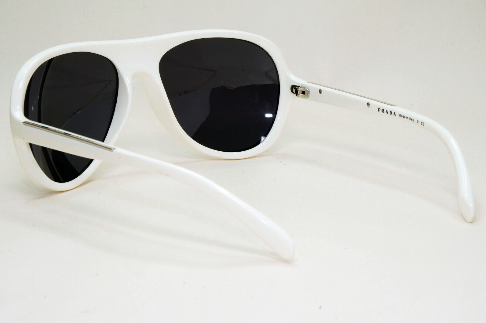 Prada Sunglasses 2012 Vintage White Black Unisex PR19NS SPR 19N 4AO-3M1 051124