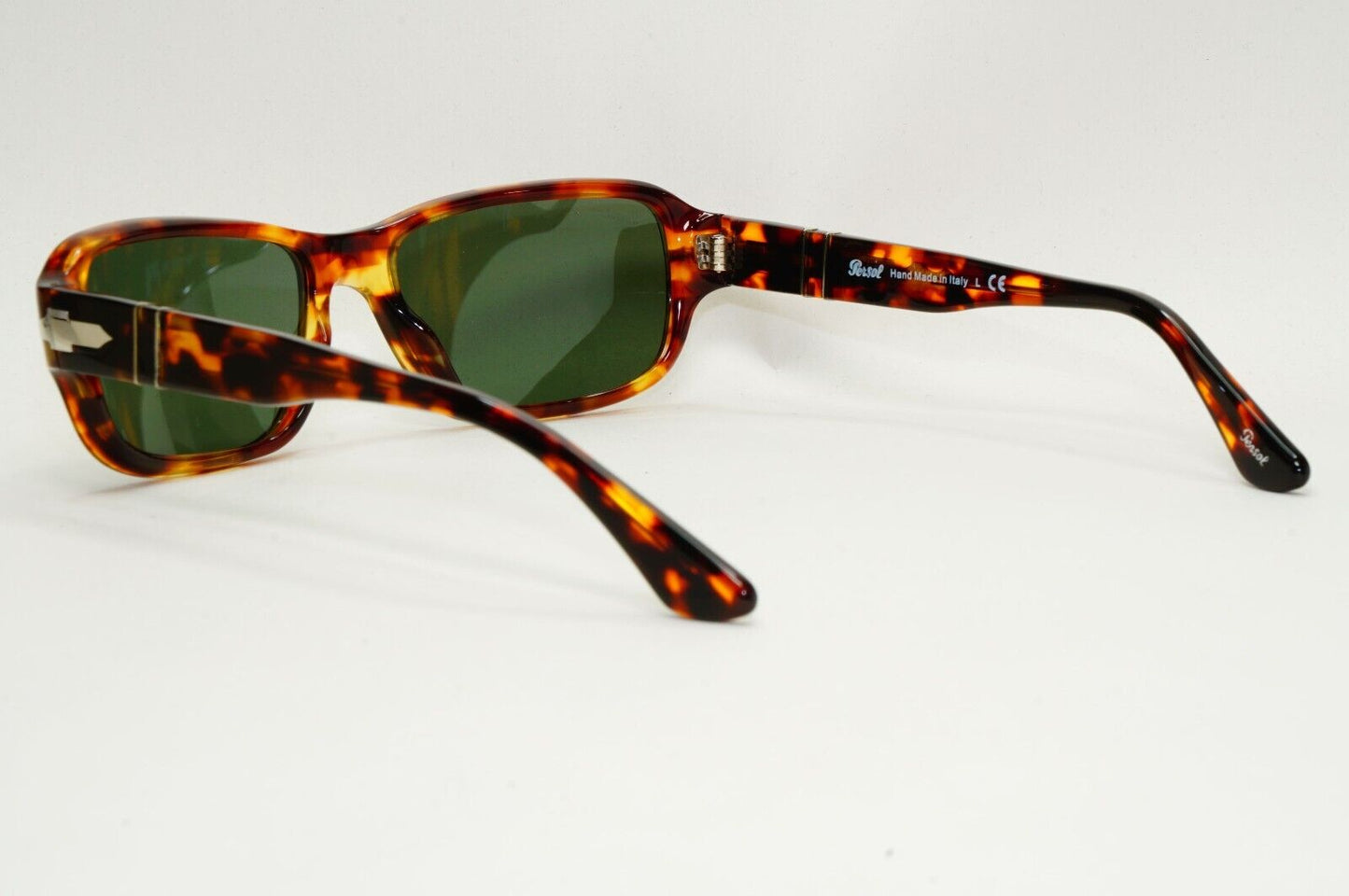 Persol Sunglasses 2012 Vintage Brown Tortoise Green Rectangle 2976-S 919/31 56mm