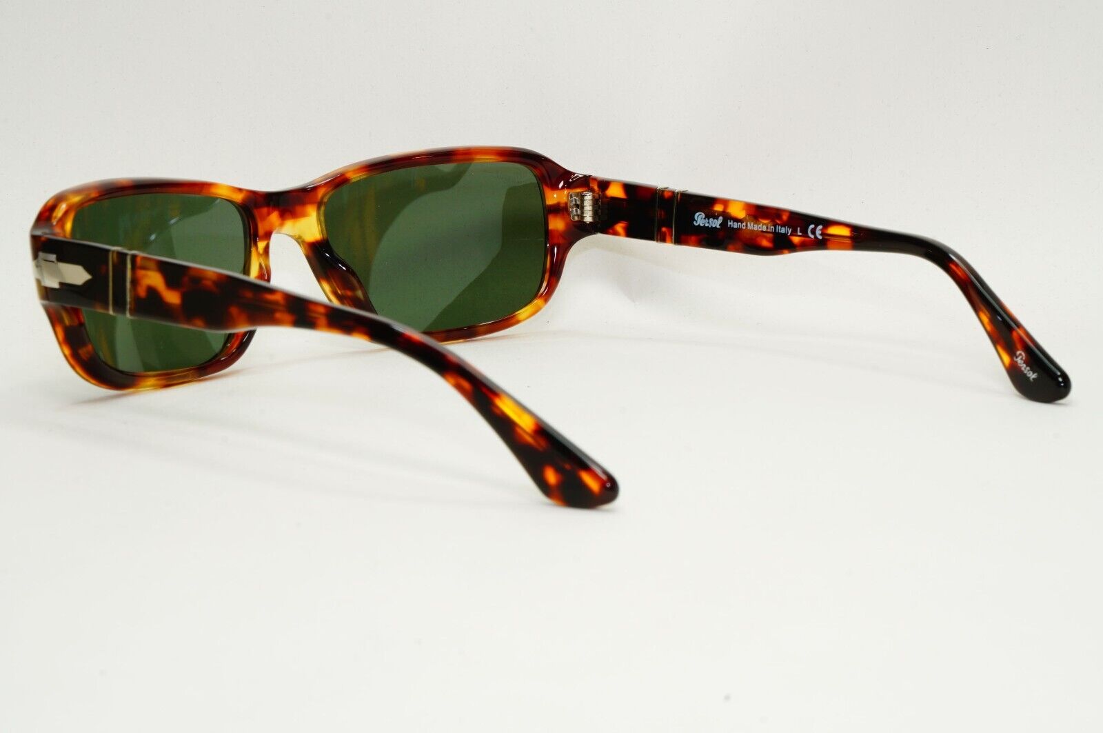 Persol Sunglasses 2012 Vintage Brown Tortoise Green Rectangle 2976-S 919/31 56mm