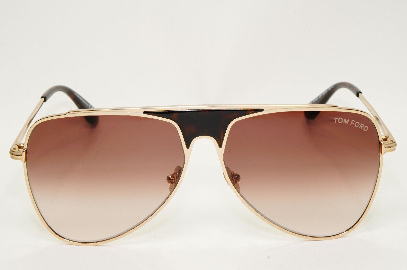 Tom Ford Sunglasses Ethan Gold Square Metal Brown Gradient FT0935 TF 935 28F
