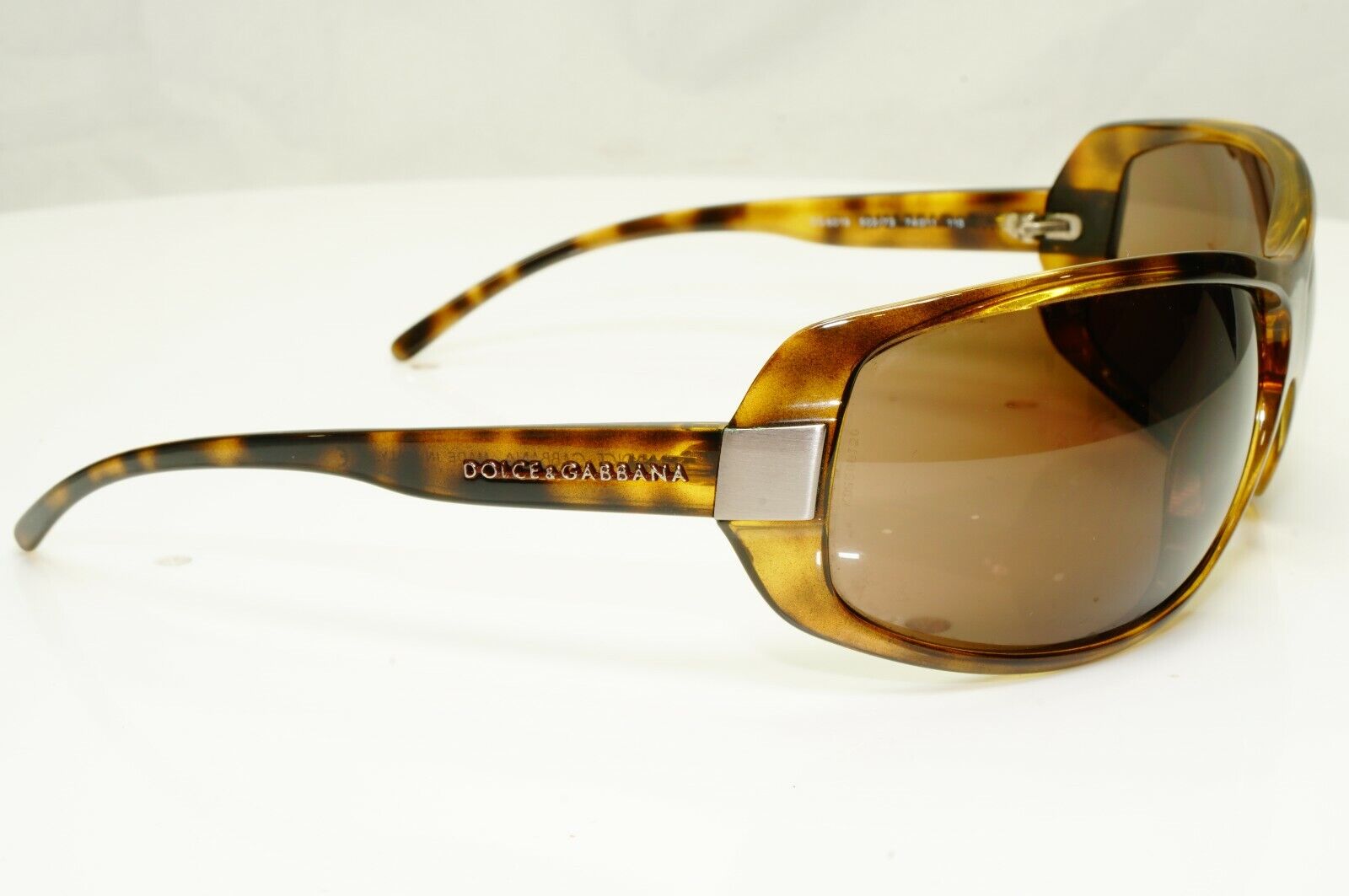 Authentic DOLCE & GABBANA Womens Vintage Sunglasses HAVANA DG 6019 502/73 27458