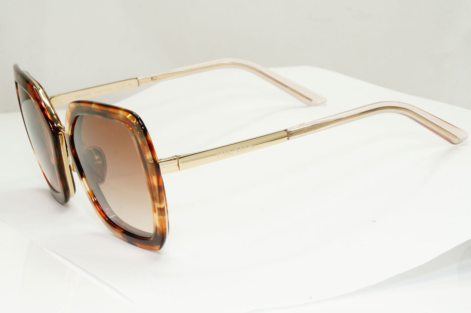 Prada Sunglasses Brown Caramel Tortoise Gold Gradient PR53YS SPR 53Y 04Y-0A6