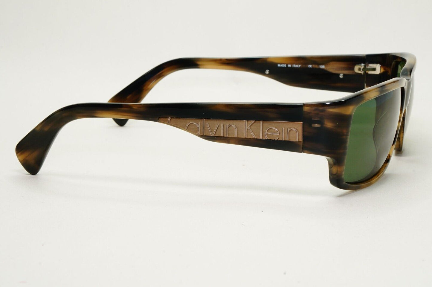 Calvin Klein Sunglasses 2005 Vintage Brown Green Square 829S 022 121124