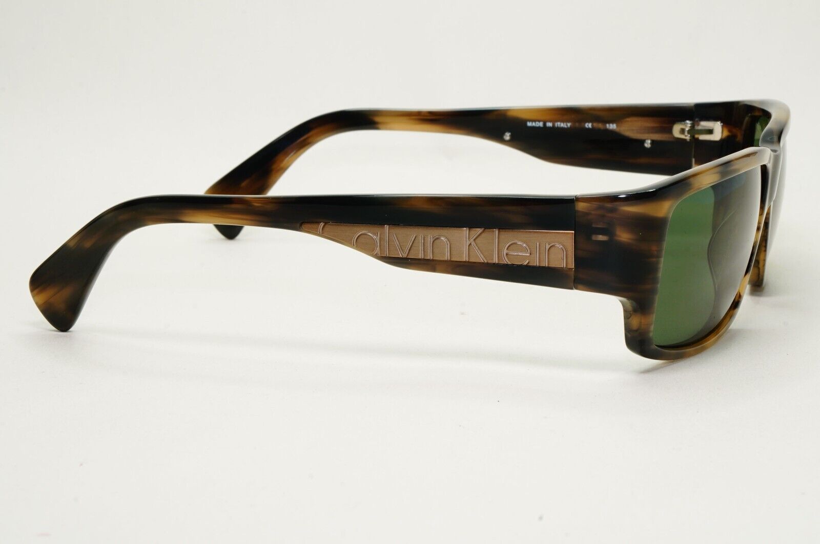Calvin Klein Sunglasses 2005 Vintage Brown Green Square 829S 022 121124
