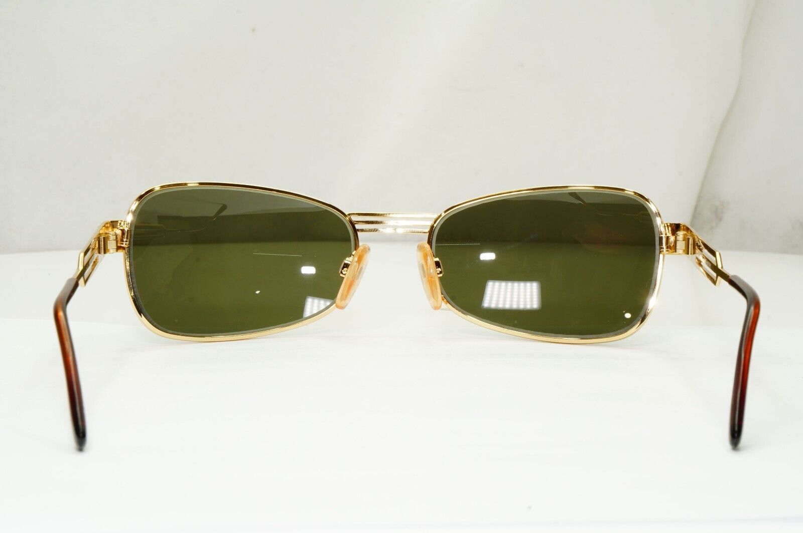 Versus 1996 by Gianni Versace Vintage Gold Green Sunglasses MOD F33 COL 030