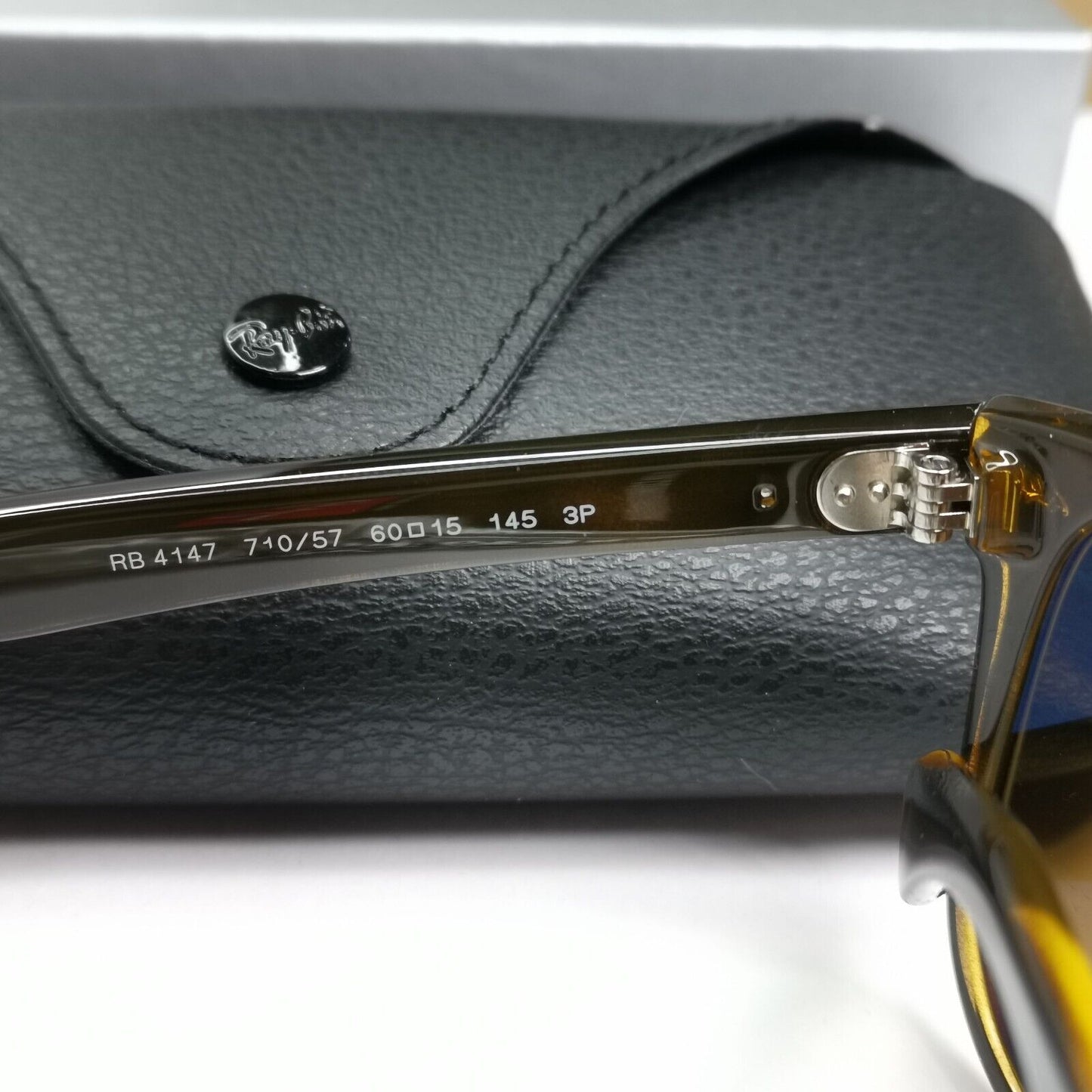 Ray-Ban Sunglasses Polarised Brown Tortoiseshell Boyfriend RB 4147 710/57 60mm