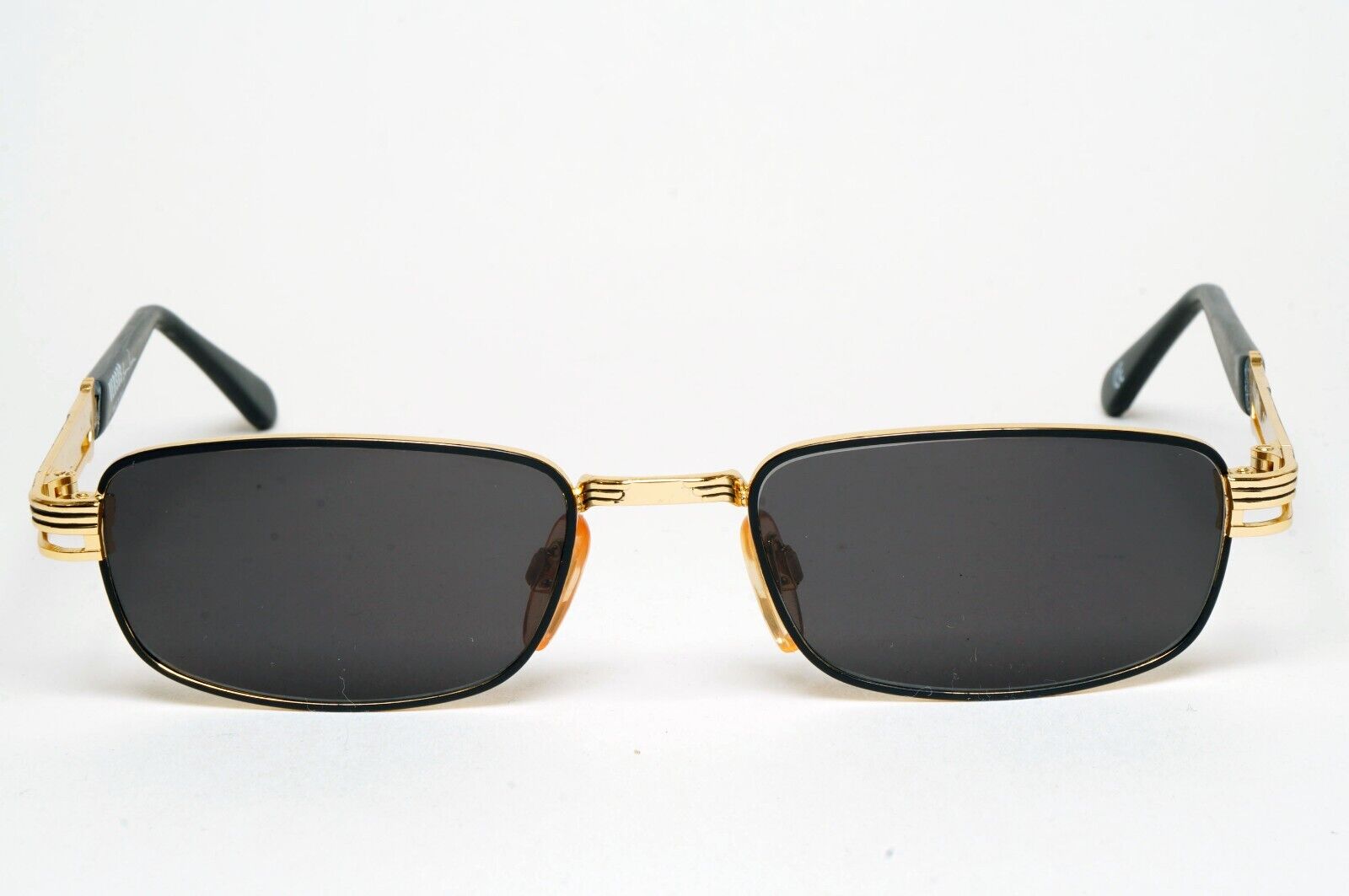 Versus Sunglasses 1996 by Gianni Versace Vintage Gold Black MOD F20 COL 33M