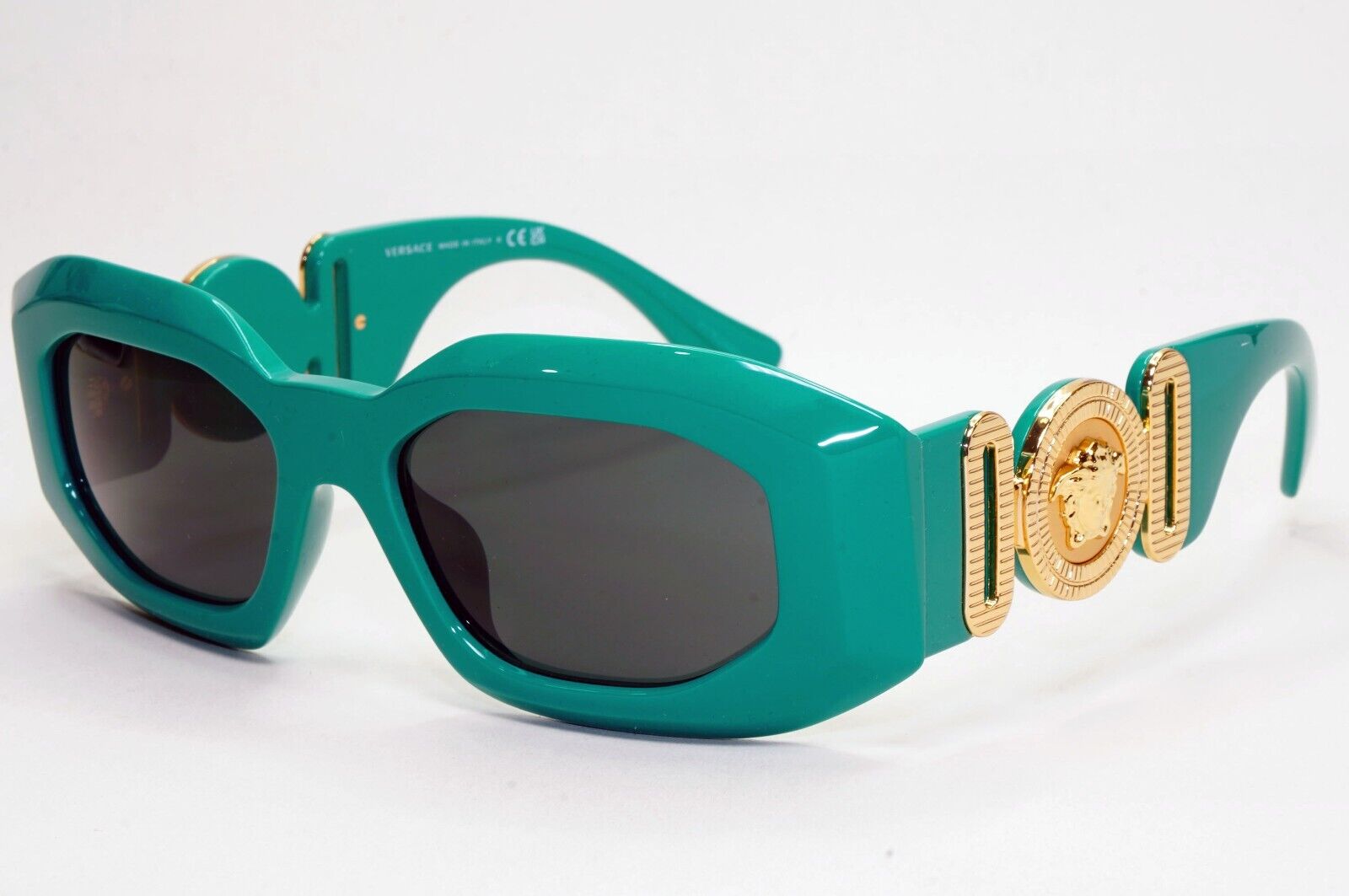 Versace Sunglasses Green Biggie Medisa Oversized Square MOD VE 4425U 5364/87